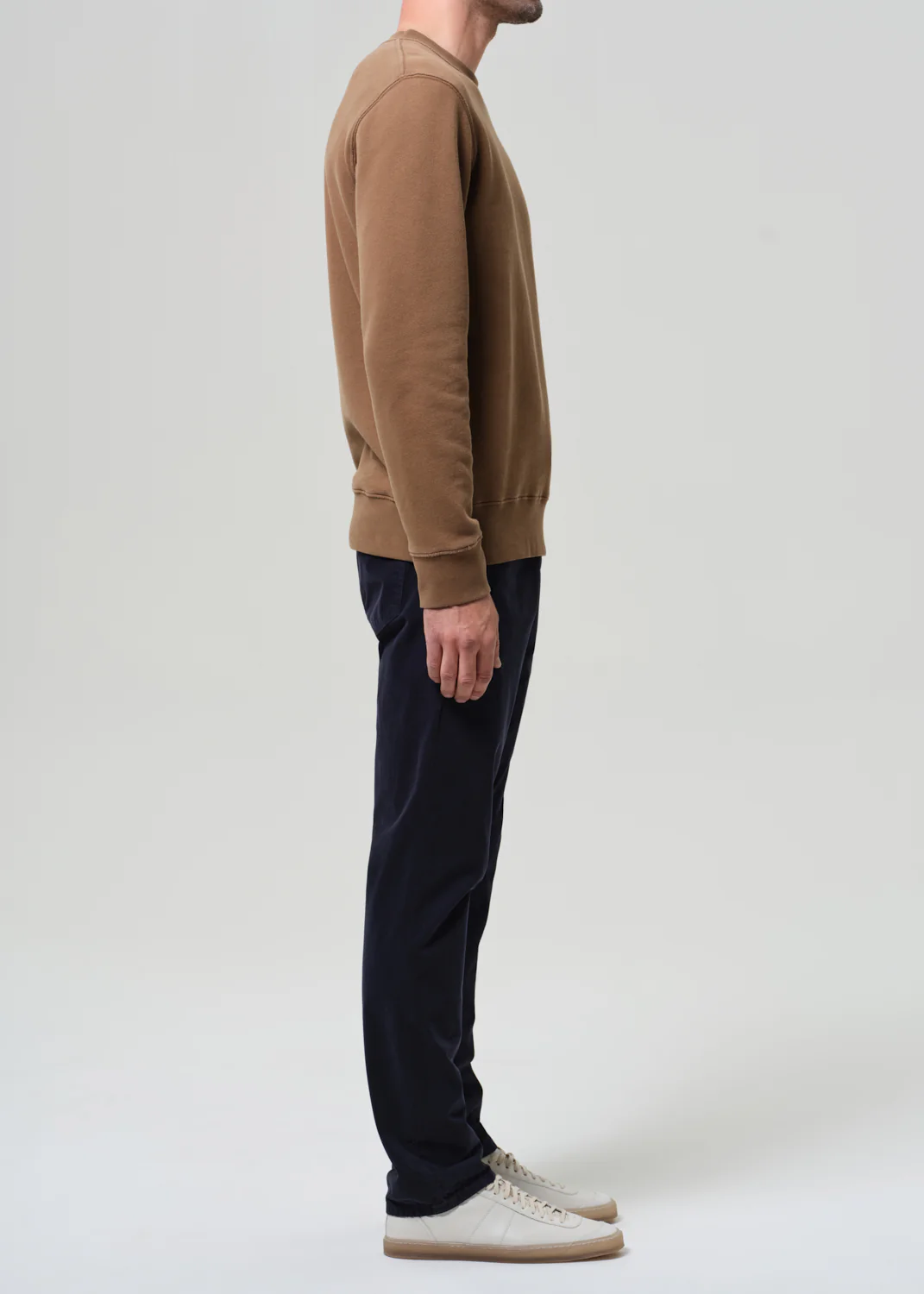 Gage Slim Straight Cashmere Touch Sateen in Ink - Image 4