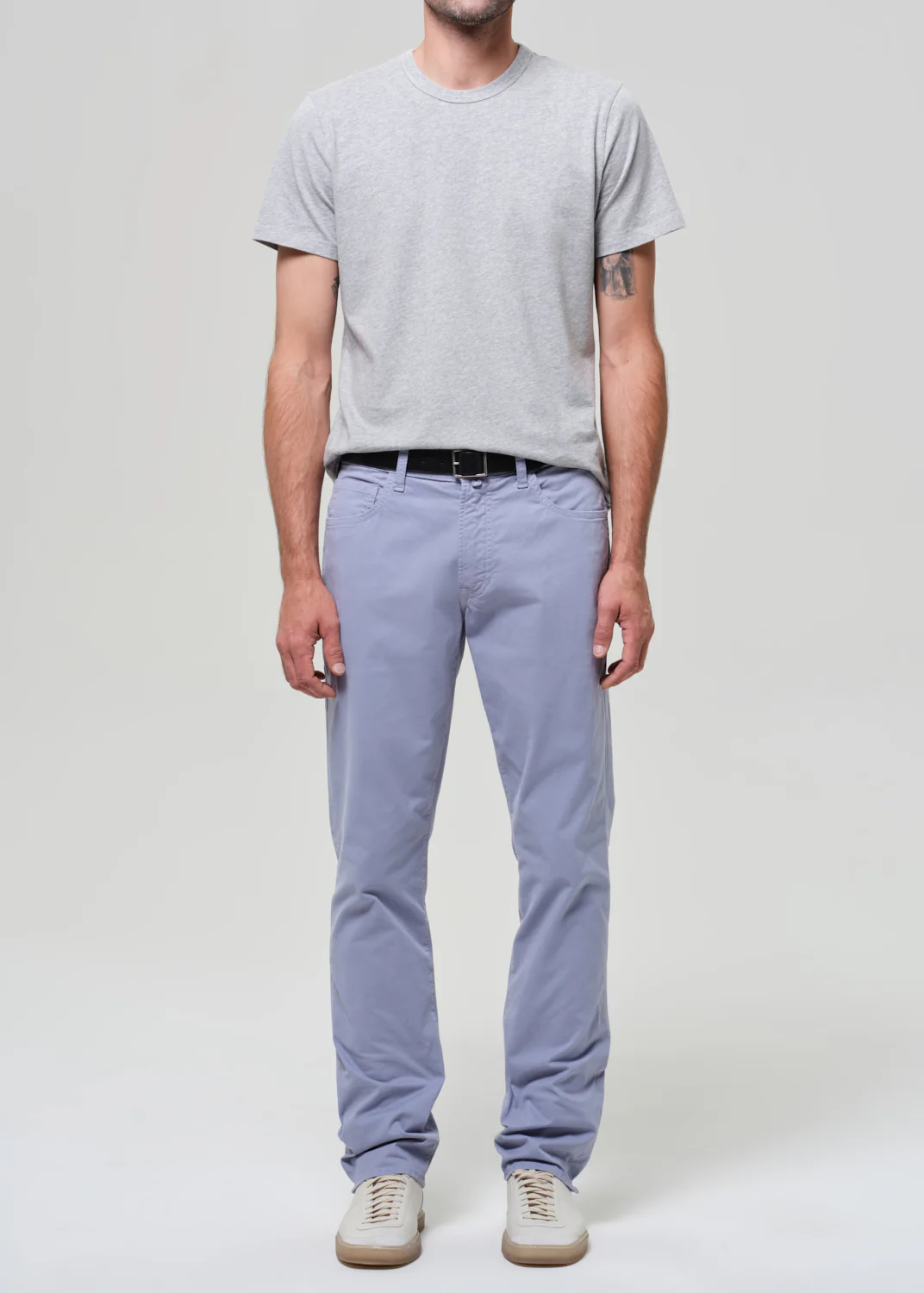 Gage Slim Straight Italian Canvas in Glacier - Image 2
