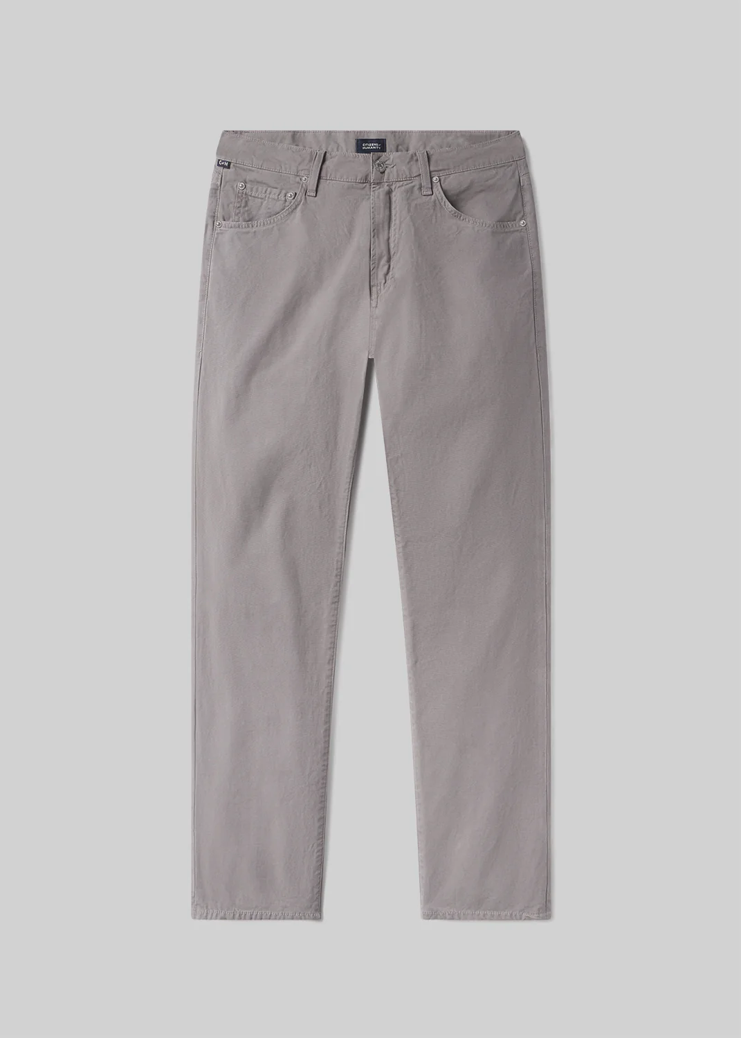Gage Slim Straight Italian Canvas in Grey - Image 2