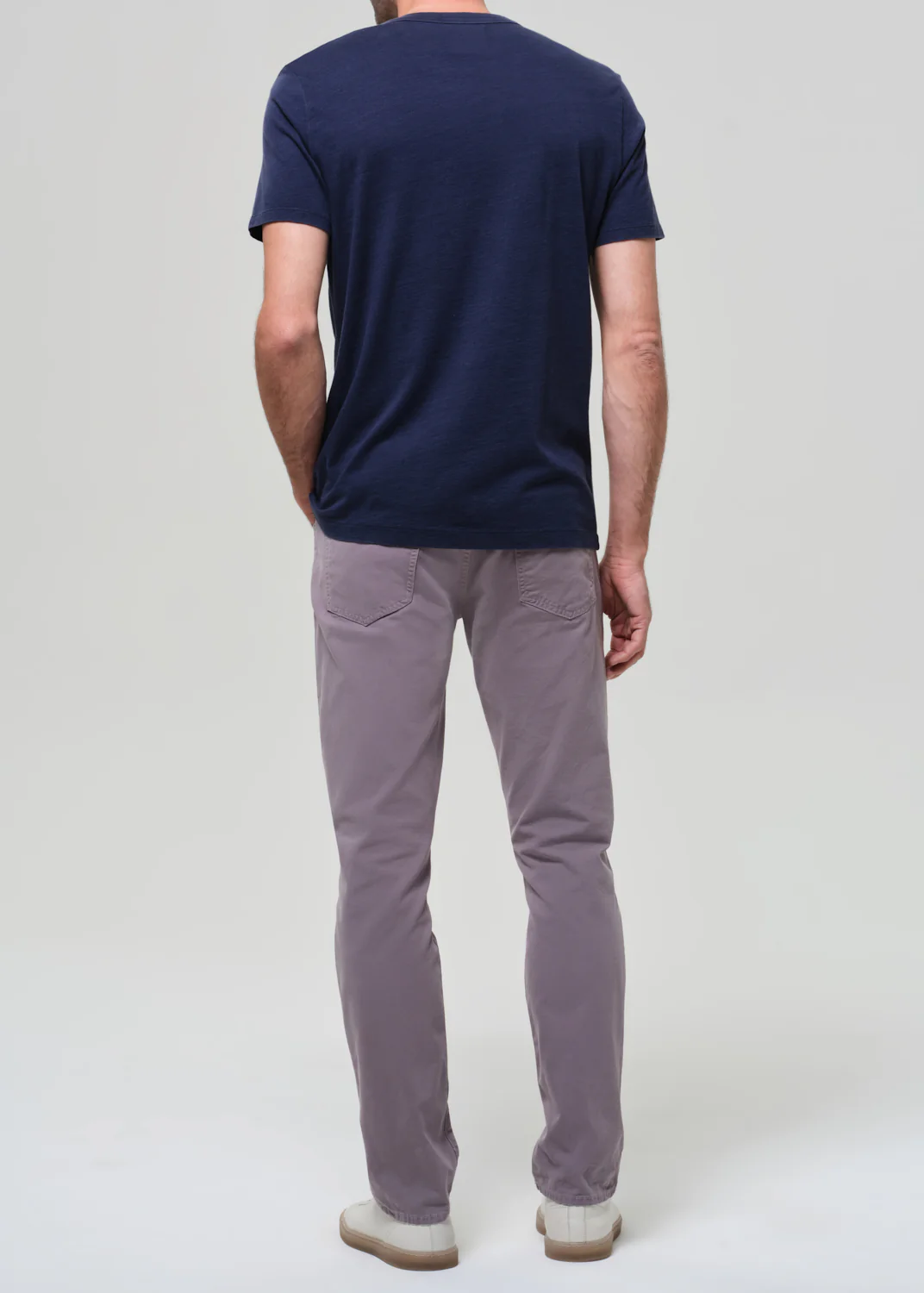 Gage Slim Straight Italian Canvas in Grey - Image 4