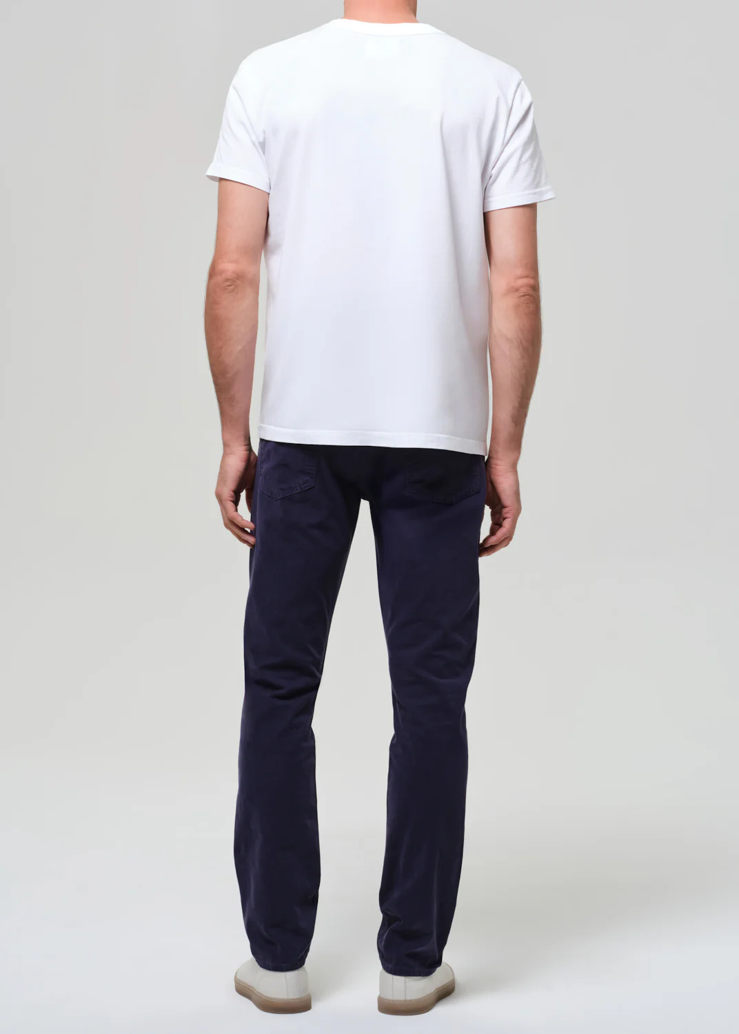 Gage Slim Straight Italian Canvas in Vintage Navy - Image 3