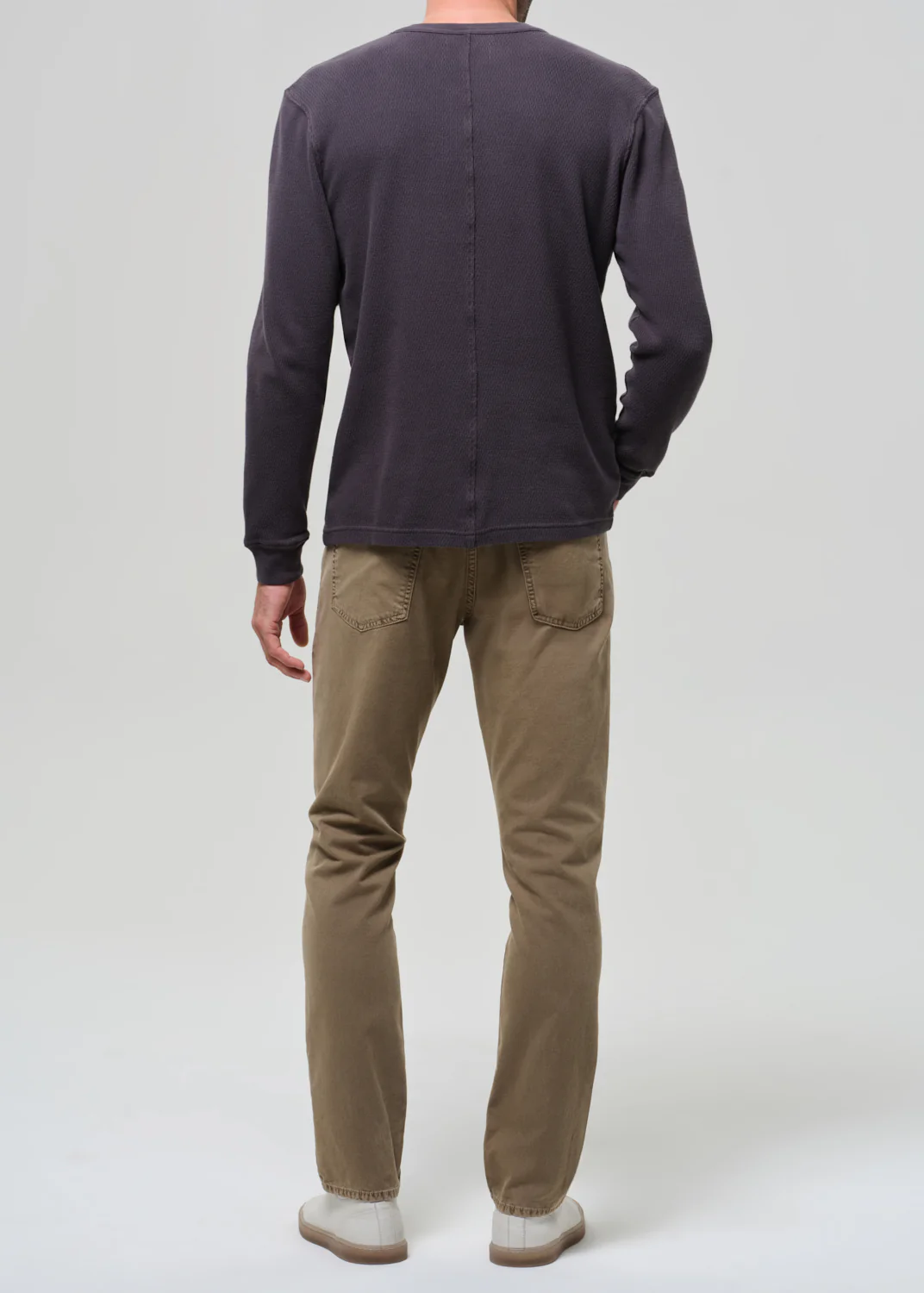 Gage Slim Straight Italian Canvas in Reservoir - Image 3
