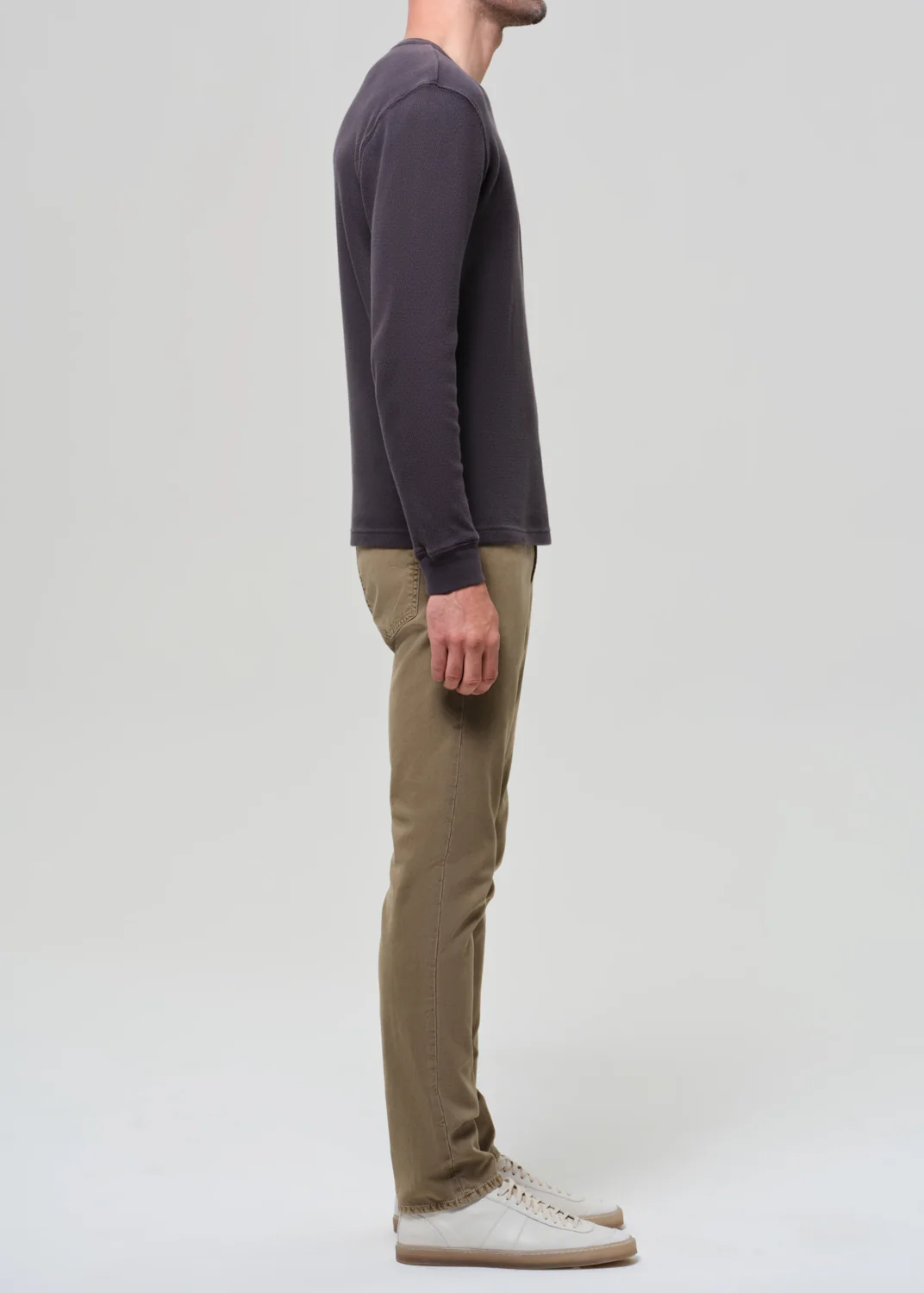 Gage Slim Straight Italian Canvas in Reservoir - Image 4