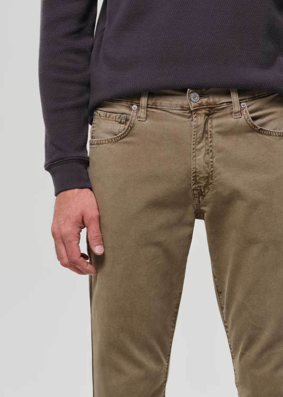 Gage Slim Straight Italian Canvas in Reservoir - Image 6