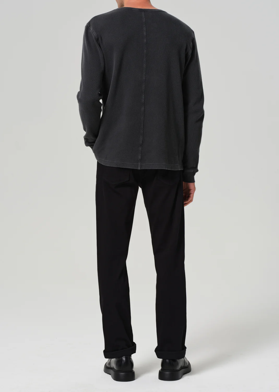 Gage Slim Straight Soft Weft in Black - Image 3