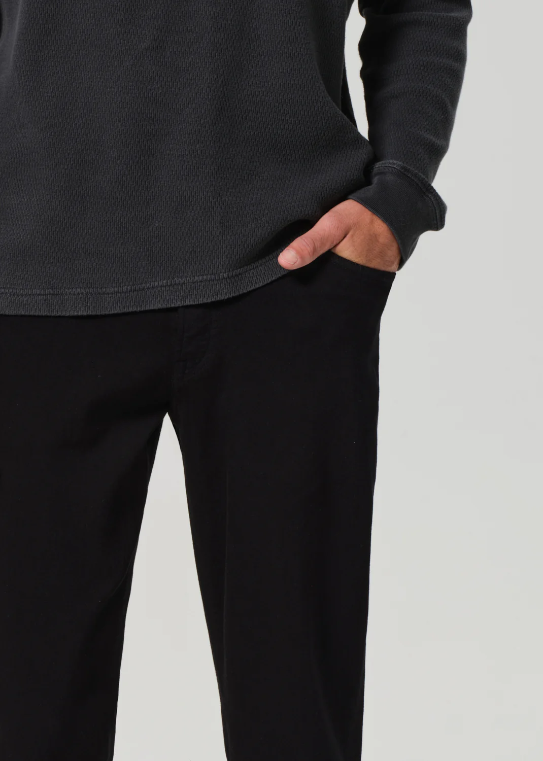 Gage Slim Straight Soft Weft in Black - Image 6