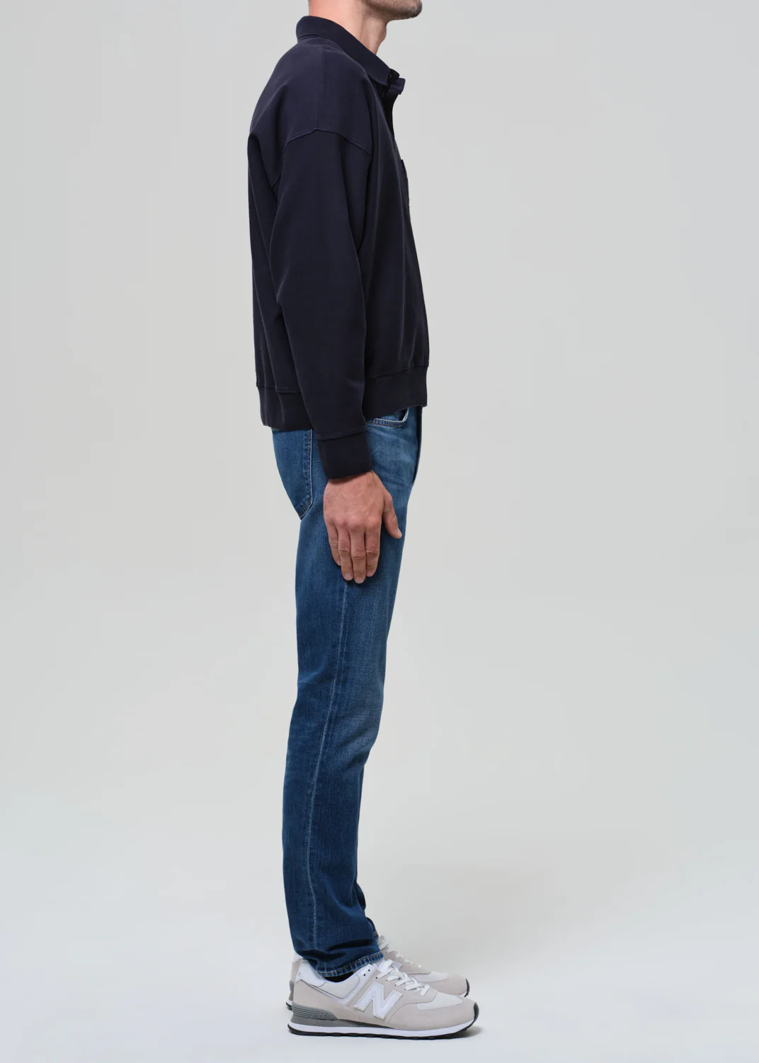 Gage Slim Straight Tropical Denim in Milestone - Image 5