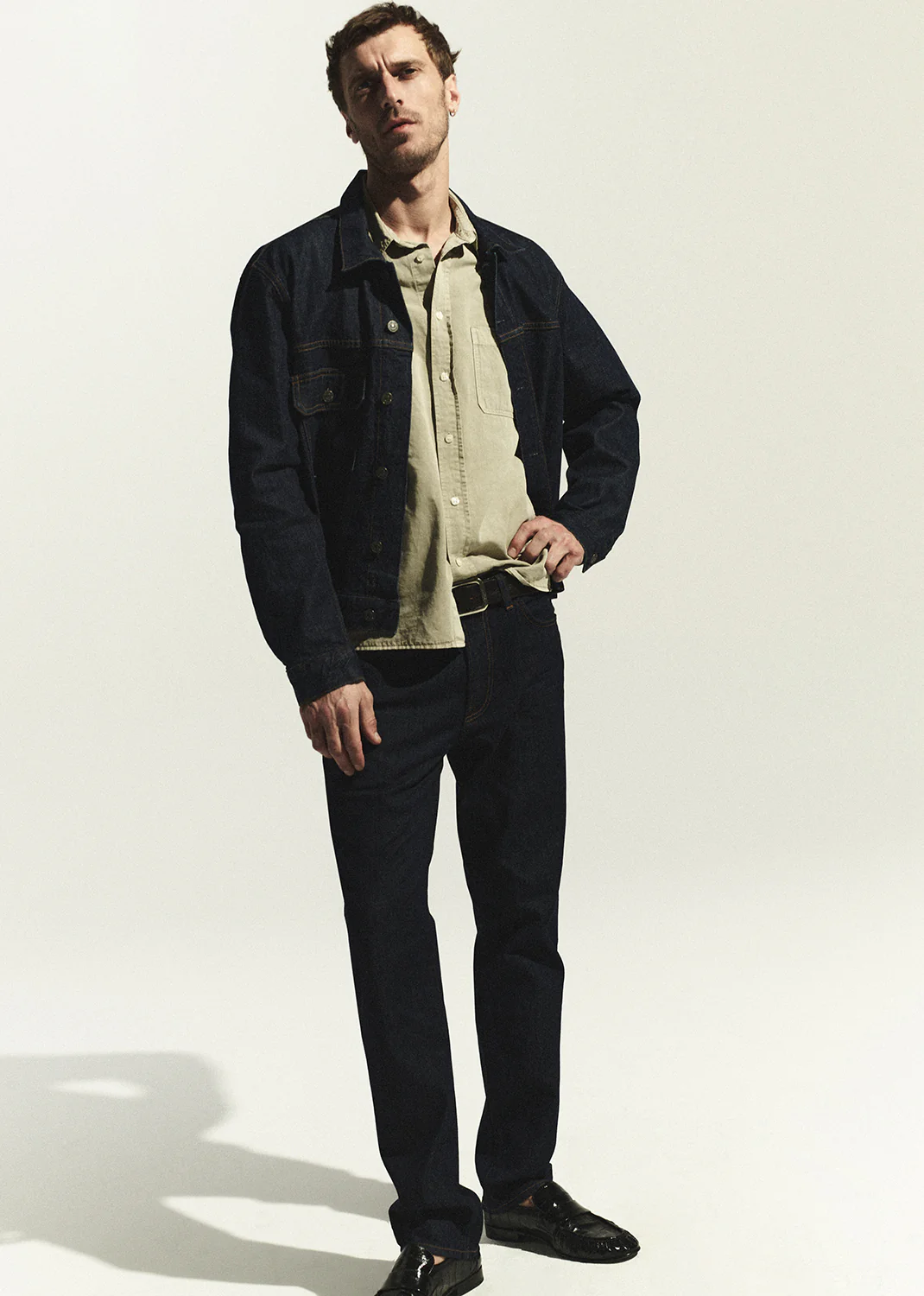 Gage Slim Straight Tropical Denim in Rinse