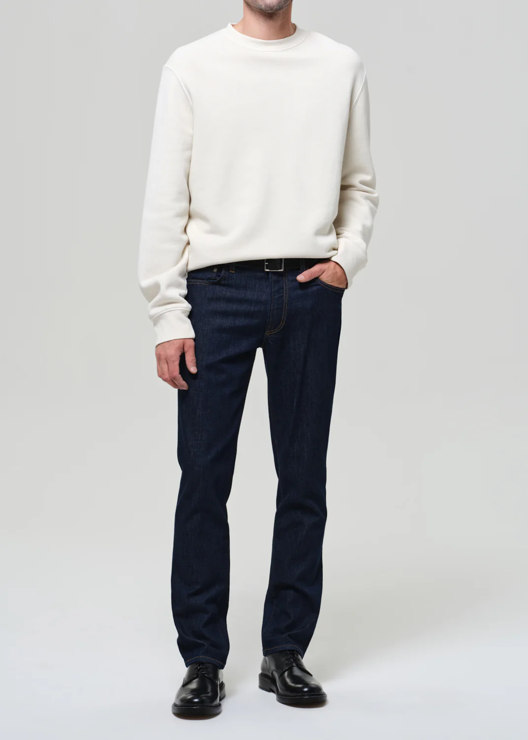 Gage Slim Straight Tropical Denim in Rinse - Image 3