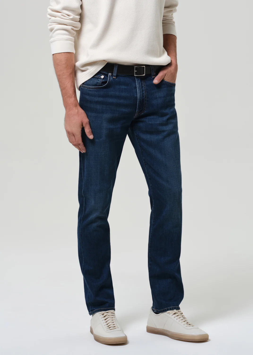 Gage Slim Straight Tropical Denim in Tinted Dark - Image 3
