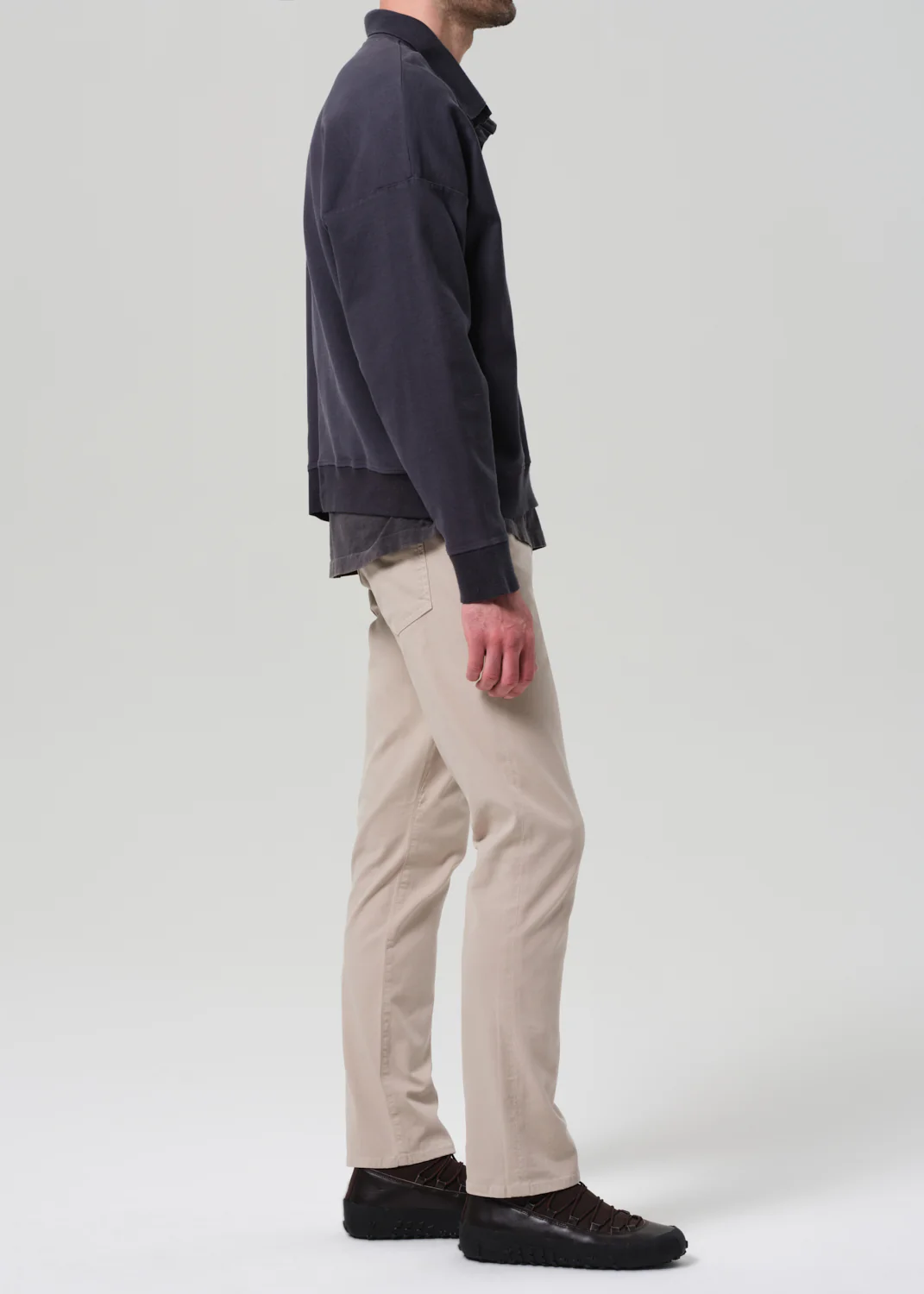 Gage Slim Straight Italian Canvas in Wheat - Image 4