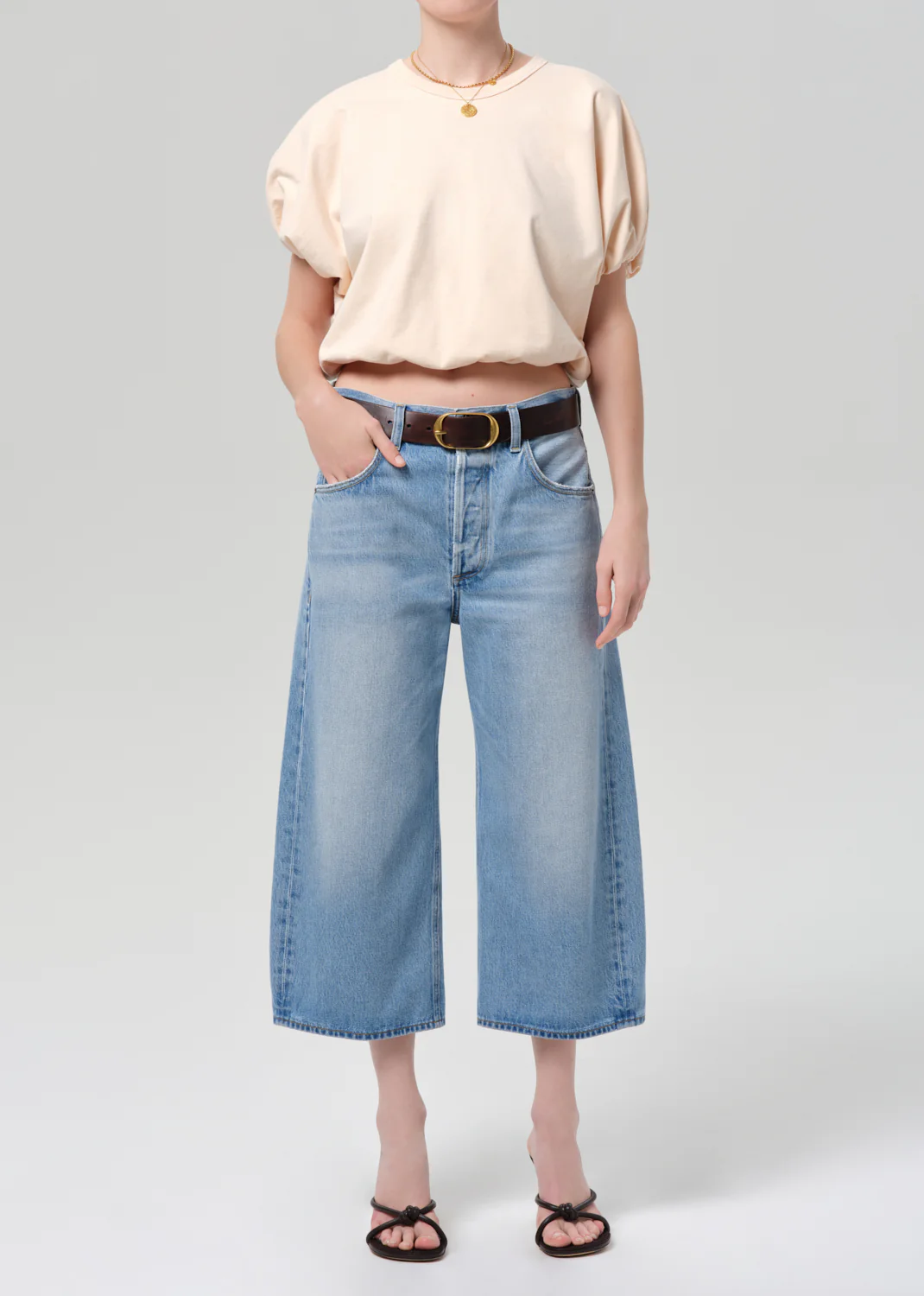 Gia Bubble Tee in Shrimp - Image 5