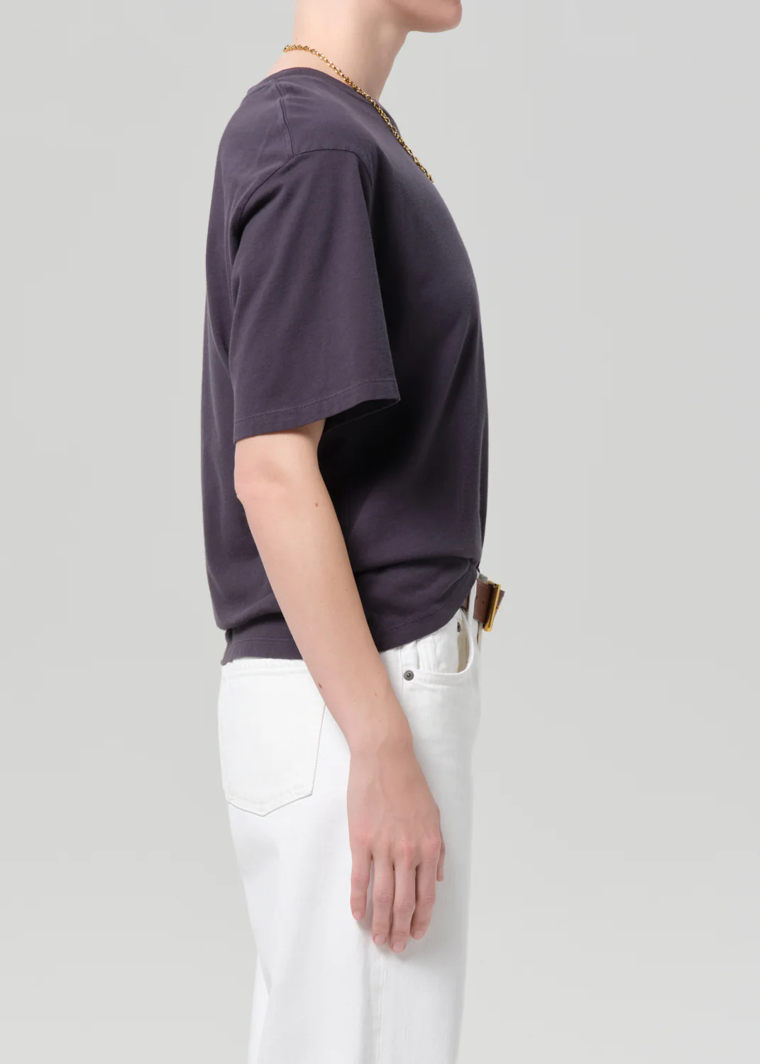Goldie Tee in Charcoal - Image 3