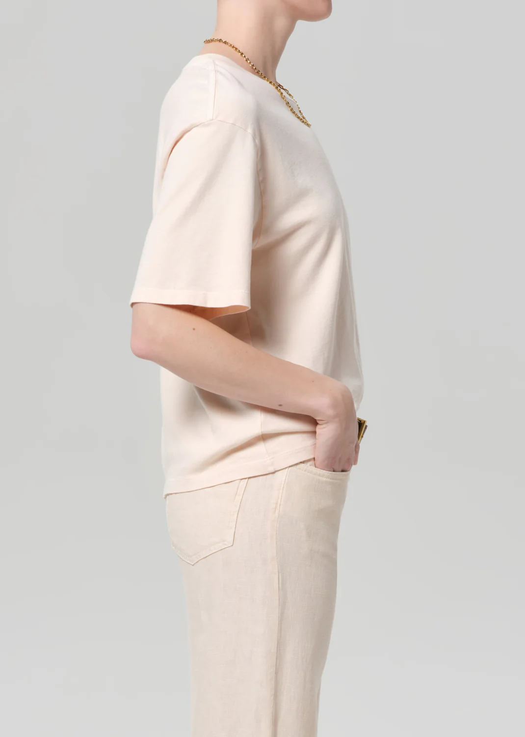 Goldie Tee in Shrimp - Image 3