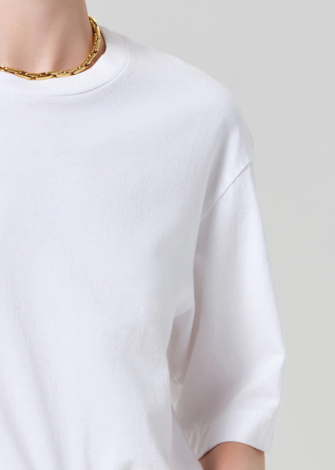 Goldie Tee in Soft White - Image 3