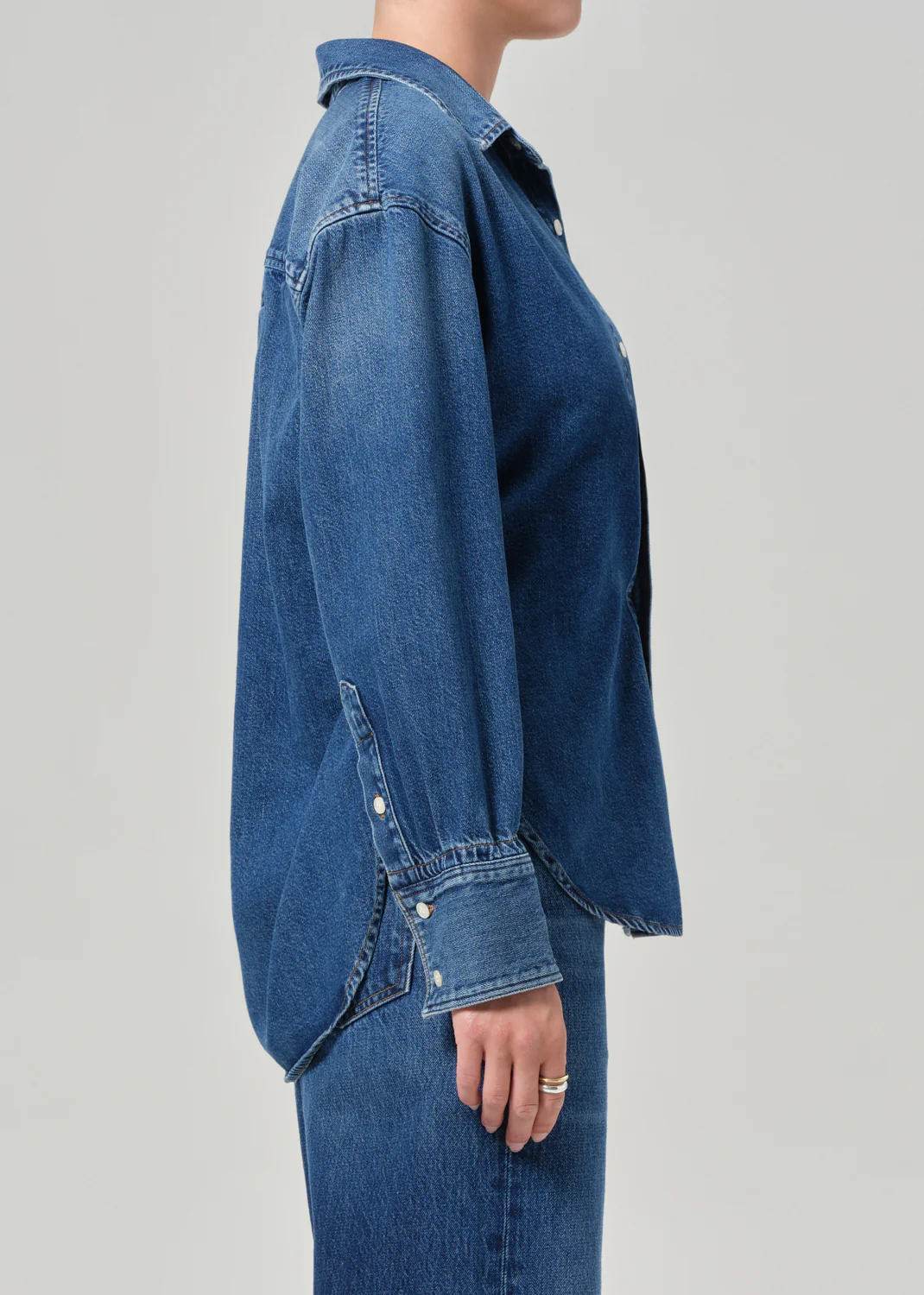 Harris Shirt in Clean Indigo - Image 3