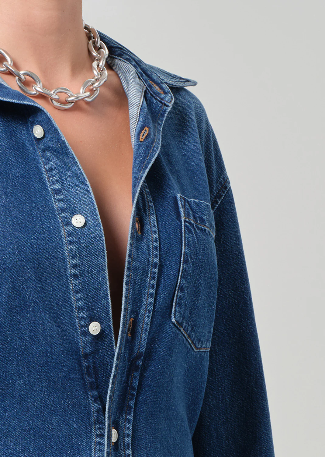 Harris Shirt in Clean Indigo - Image 4