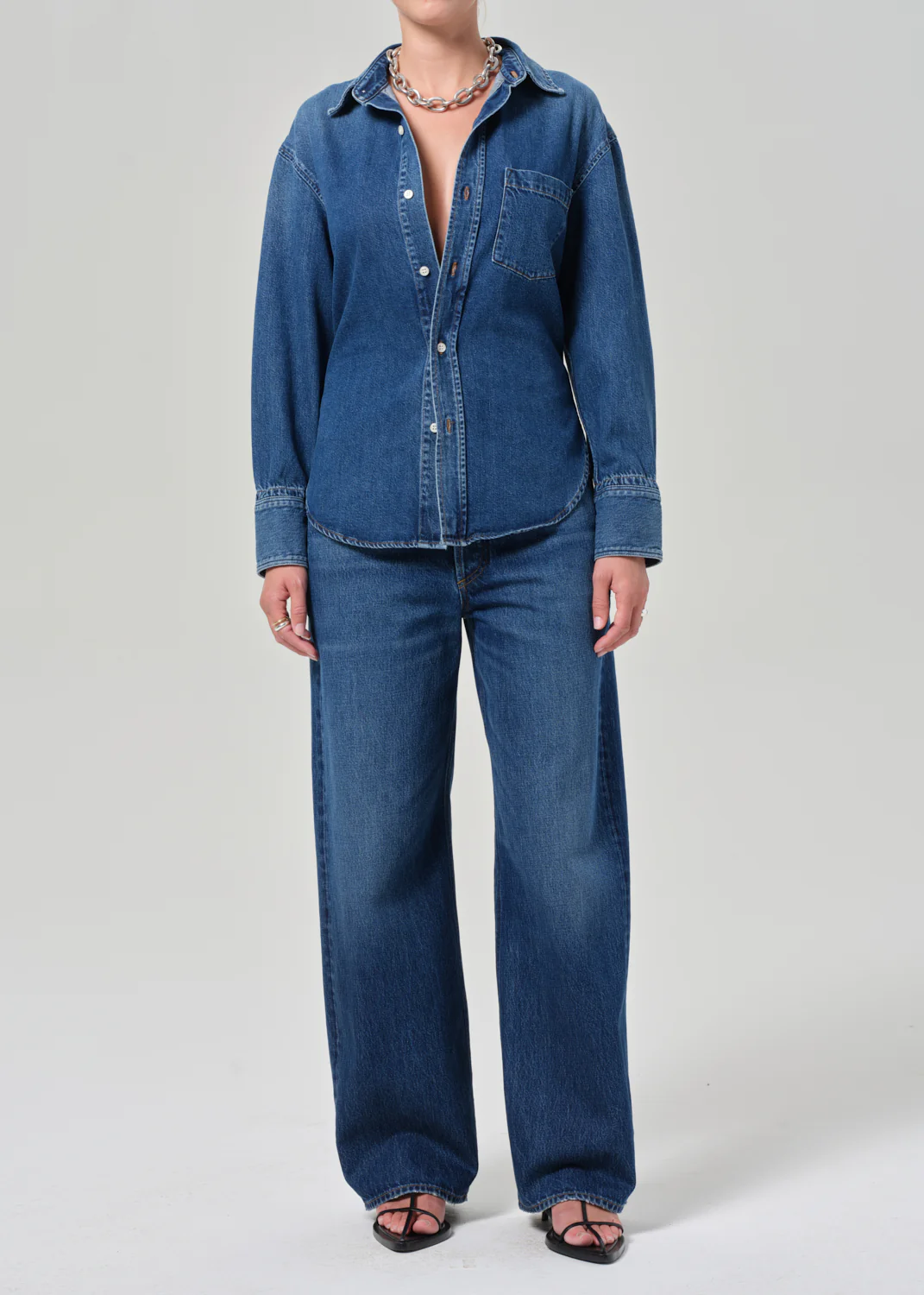 Harris Shirt in Clean Indigo - Image 5