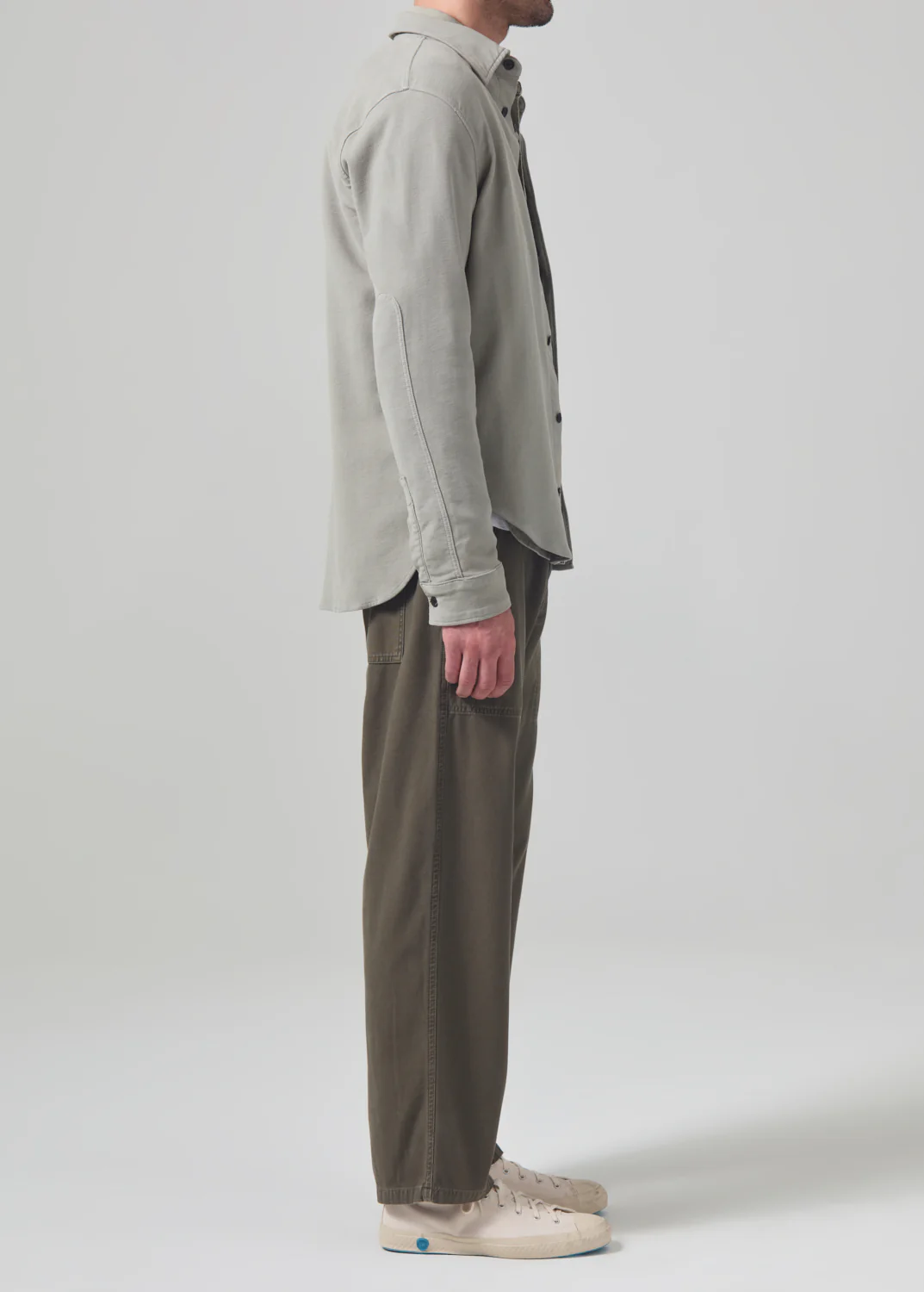 Hayden Relaxed Utility Pant in Tea Leaf - Image 4