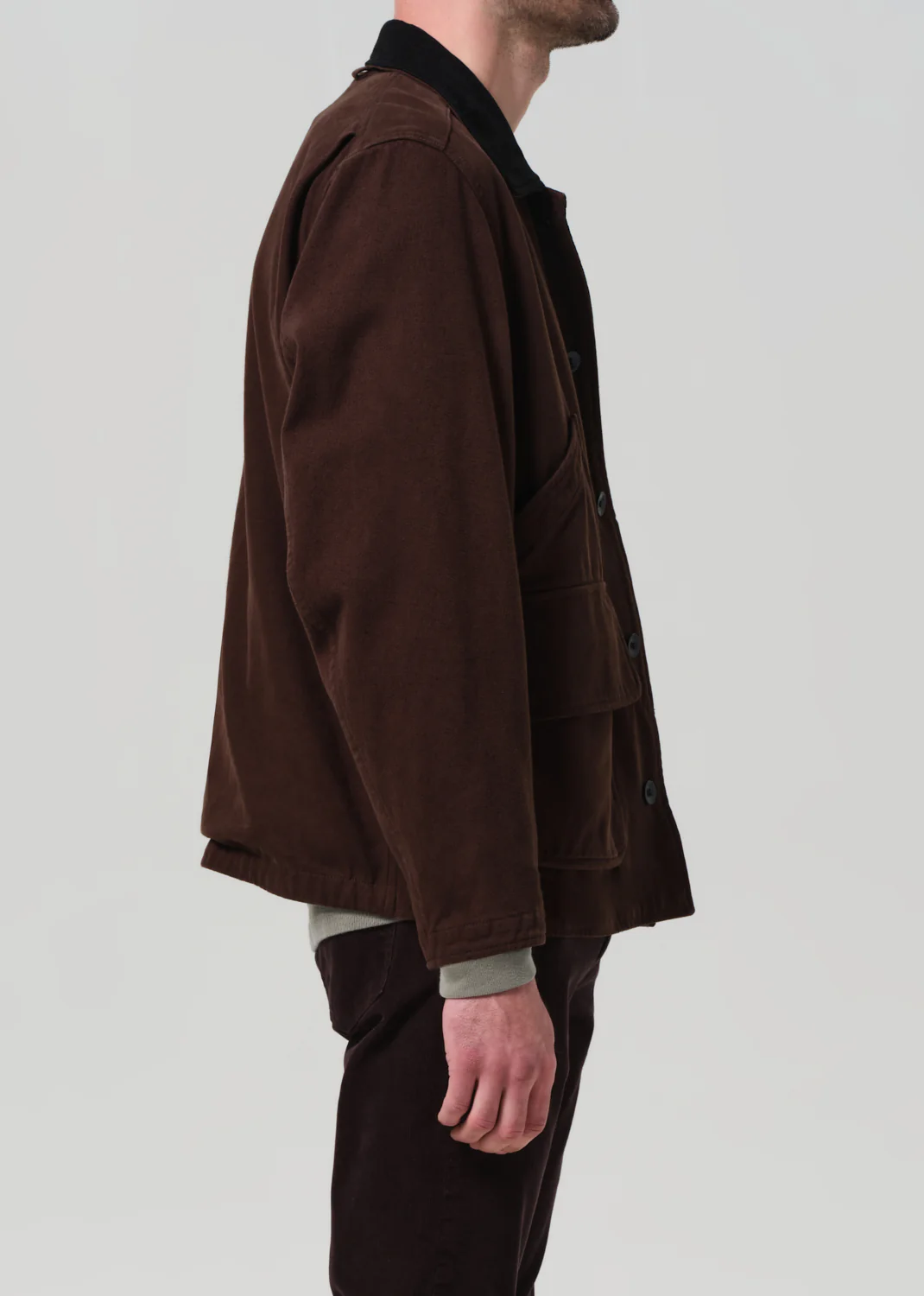 Hunter Jacket in Dark Brown - Image 4