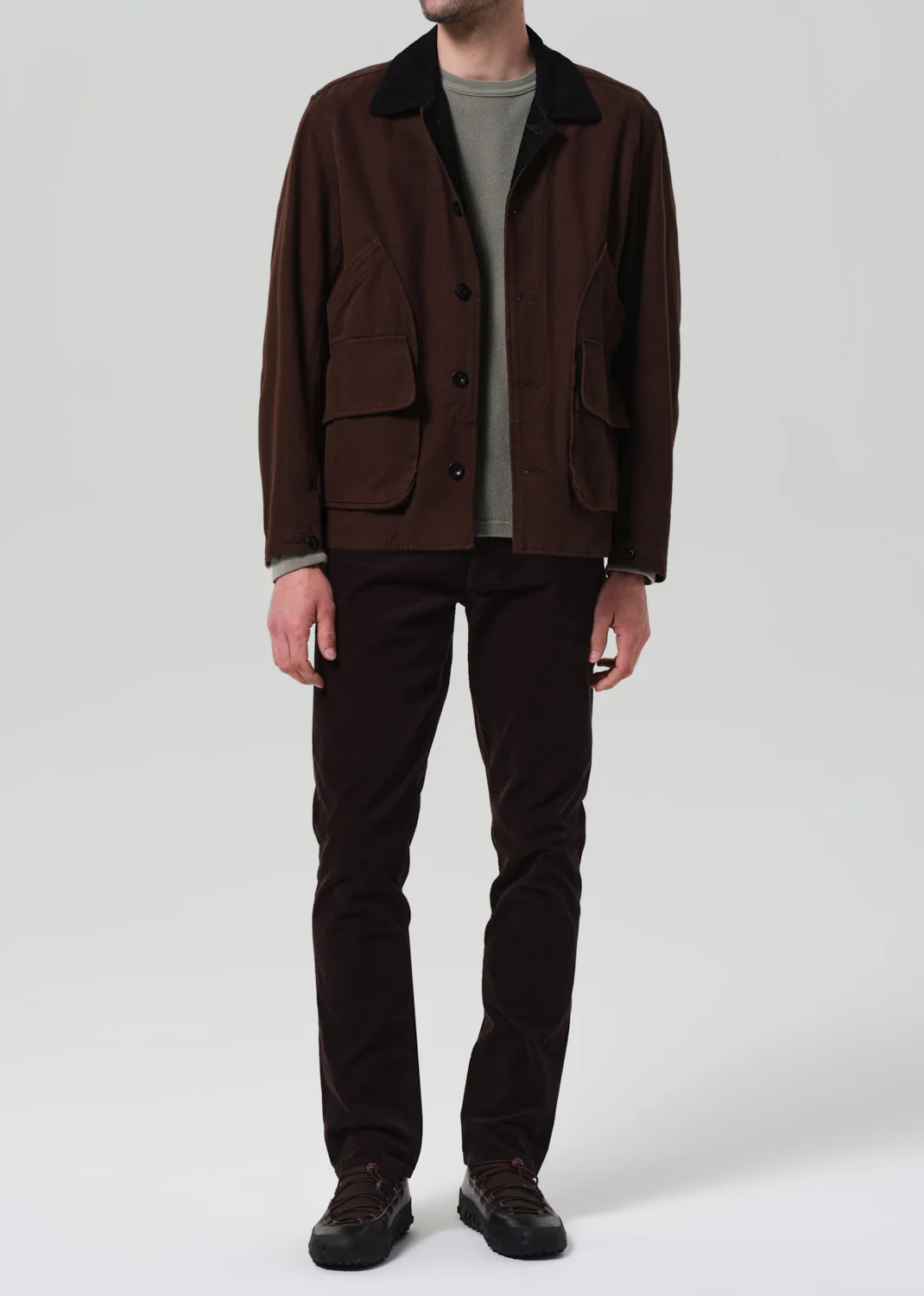 Hunter Jacket in Dark Brown - Image 5