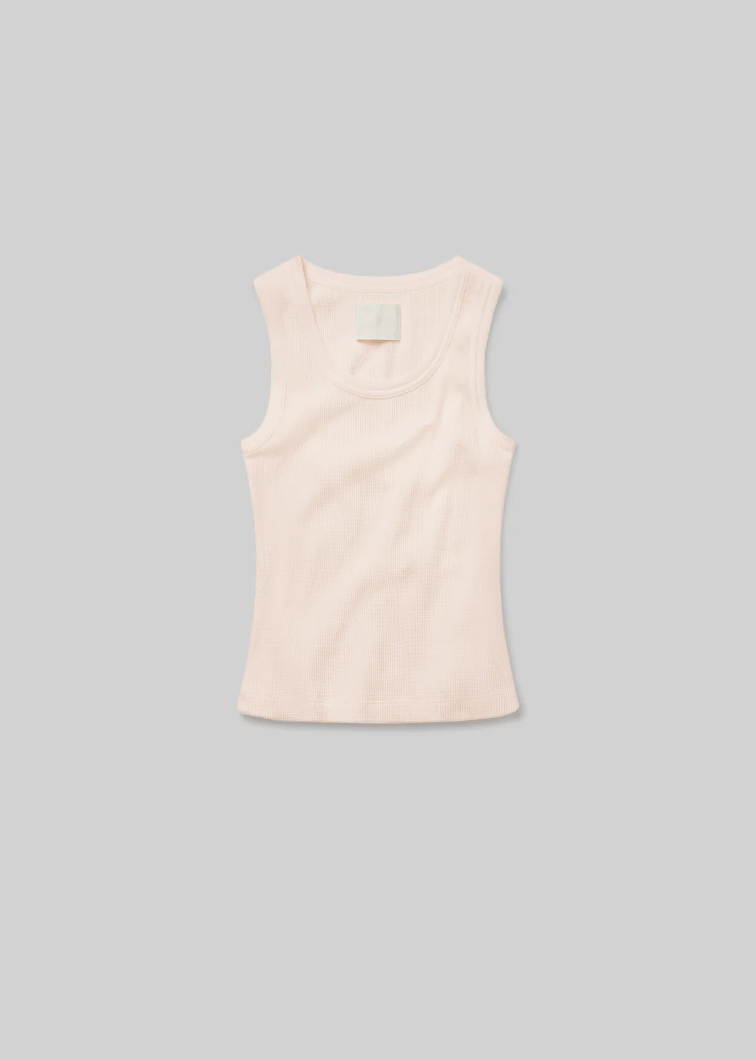 Inez Waffle Tank in Shrimp - Image 7