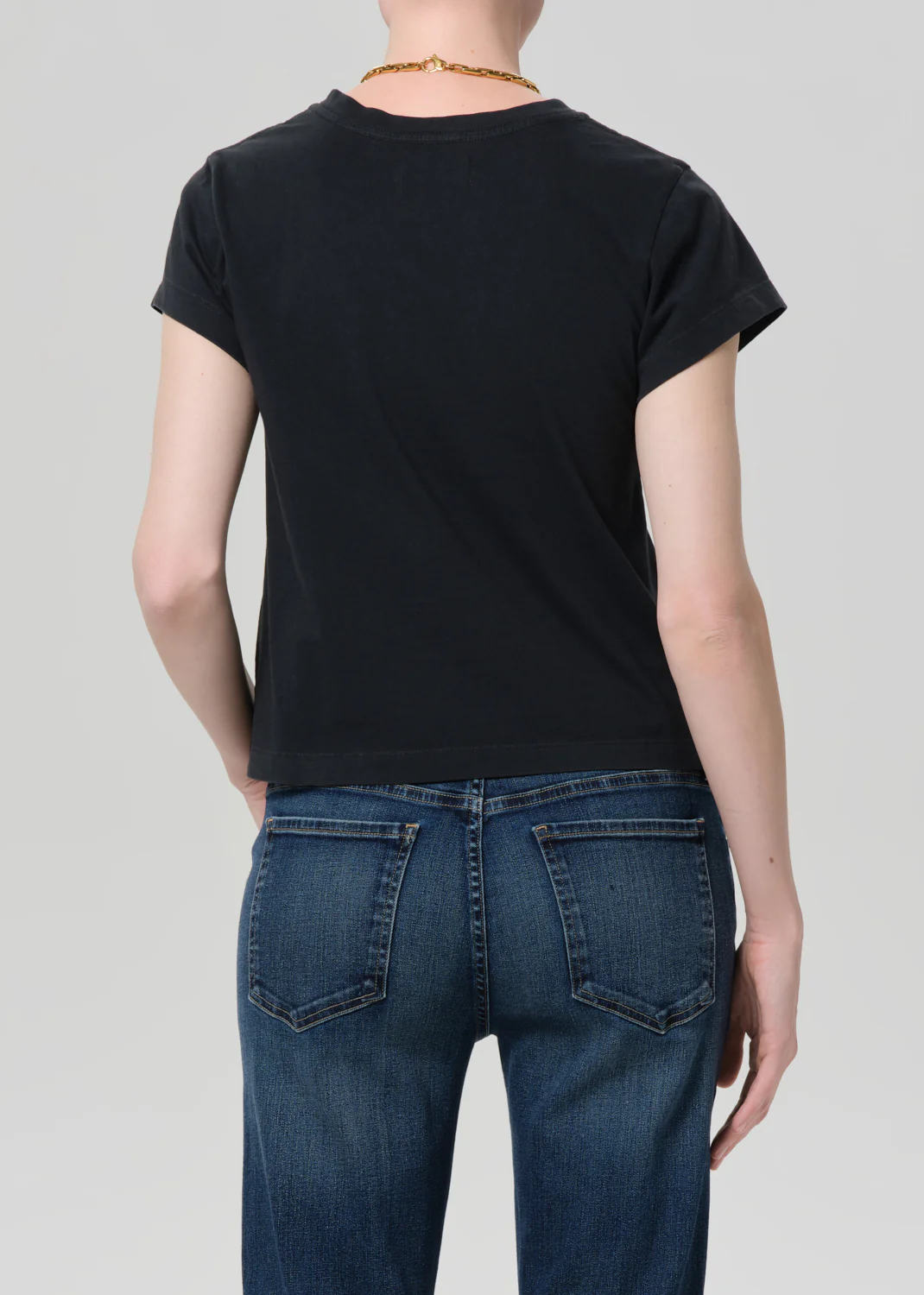 Kai Baby Tee in Washed Black - Image 2