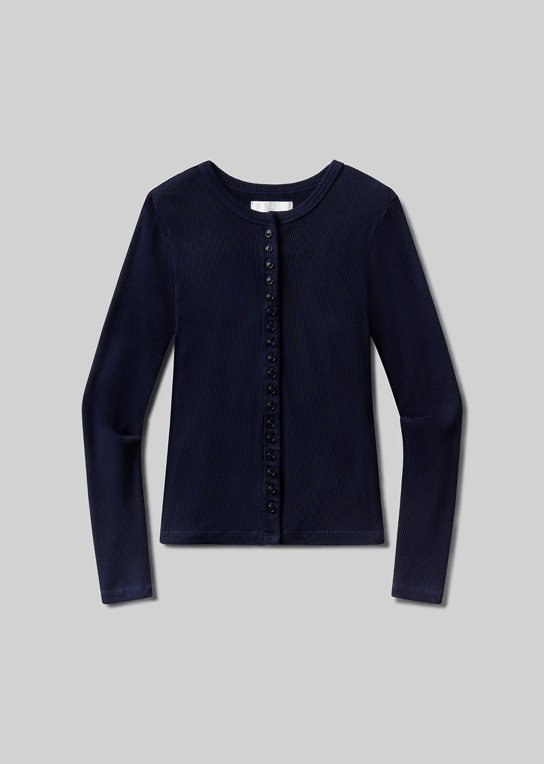Kari Long Cardigan in Navy - Image 6