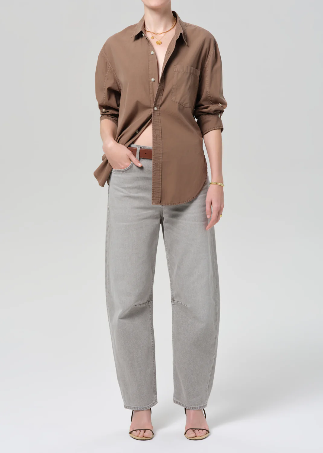 Kayla Shirt in Cocoa - Image 6