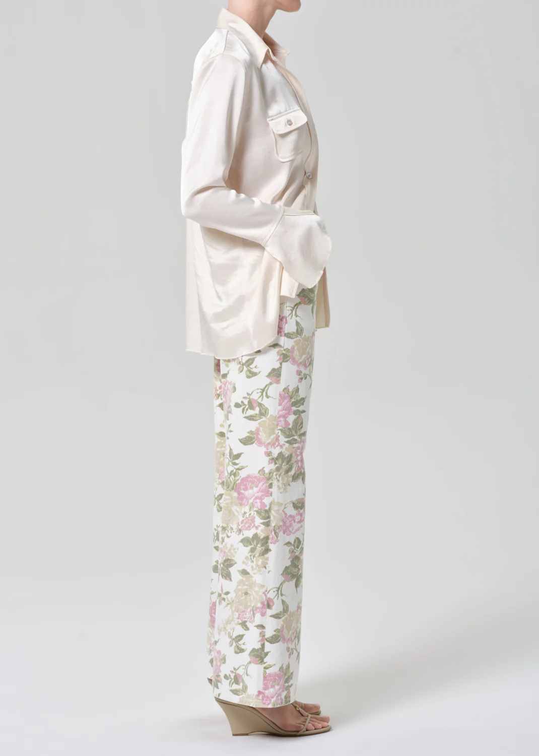 Kimberly 70's Flare in English Rose - Image 3