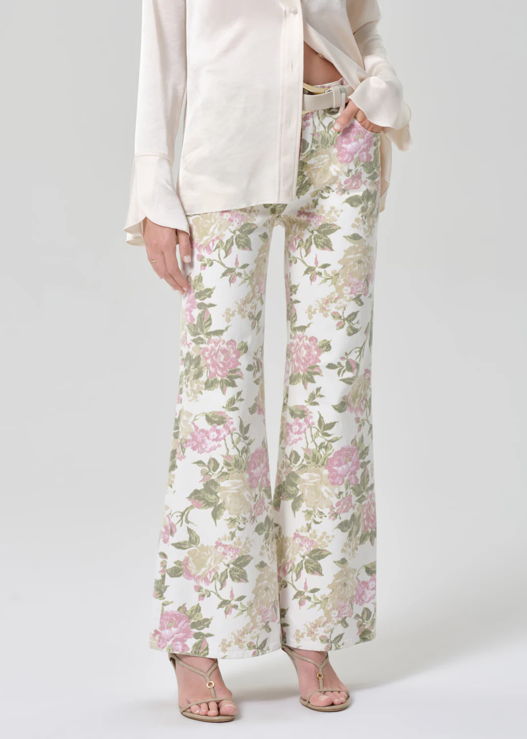 Kimberly 70's Flare in English Rose - Image 4