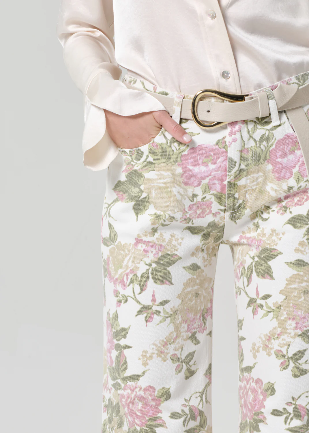 Kimberly 70's Flare in English Rose - Image 5