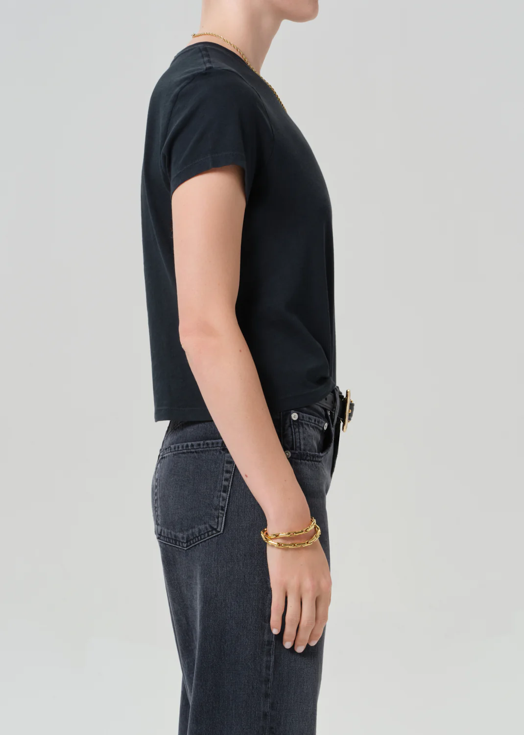 Kyle Tee in Washed Black - Image 3