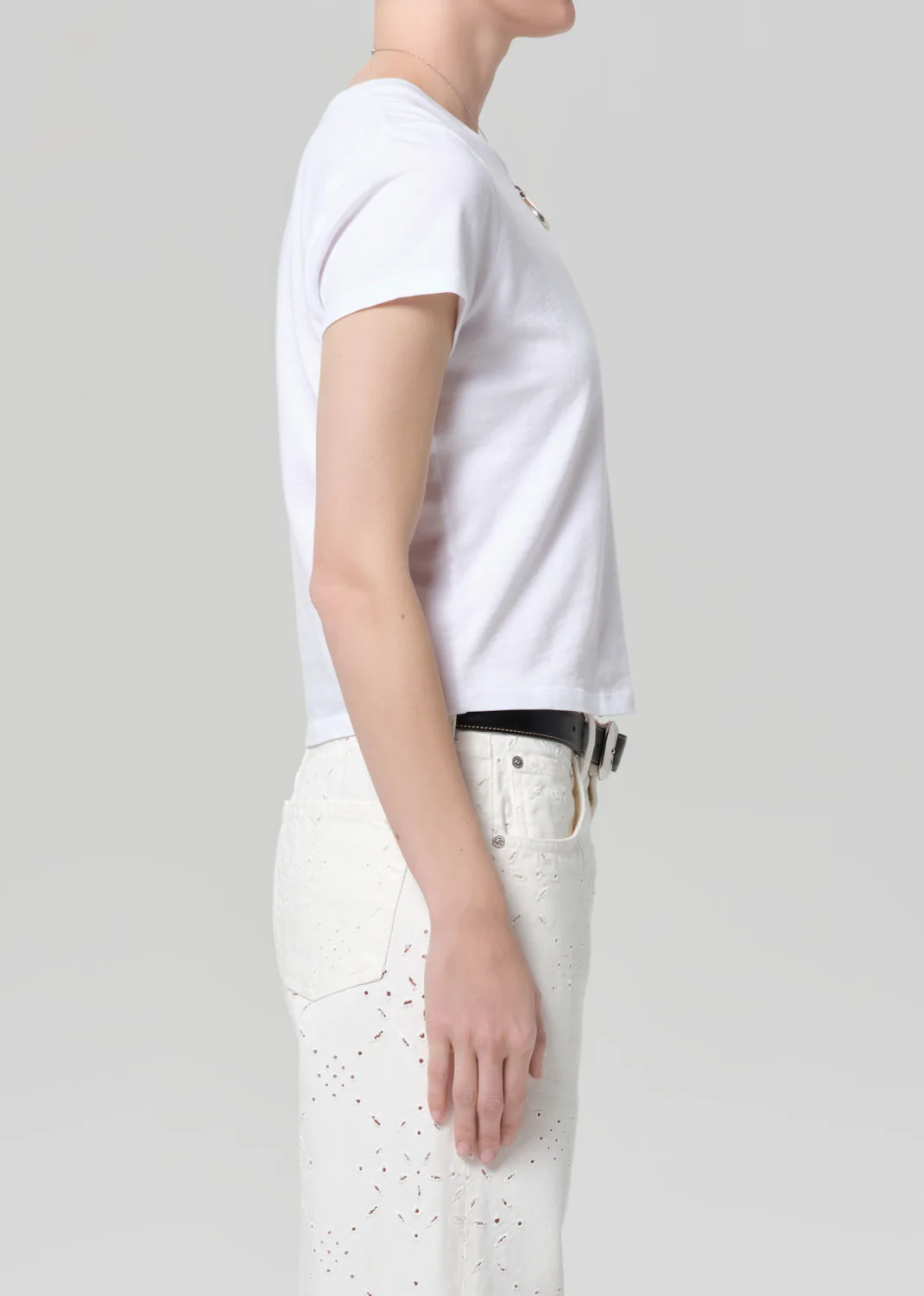 Kyle Tee in White - Image 3