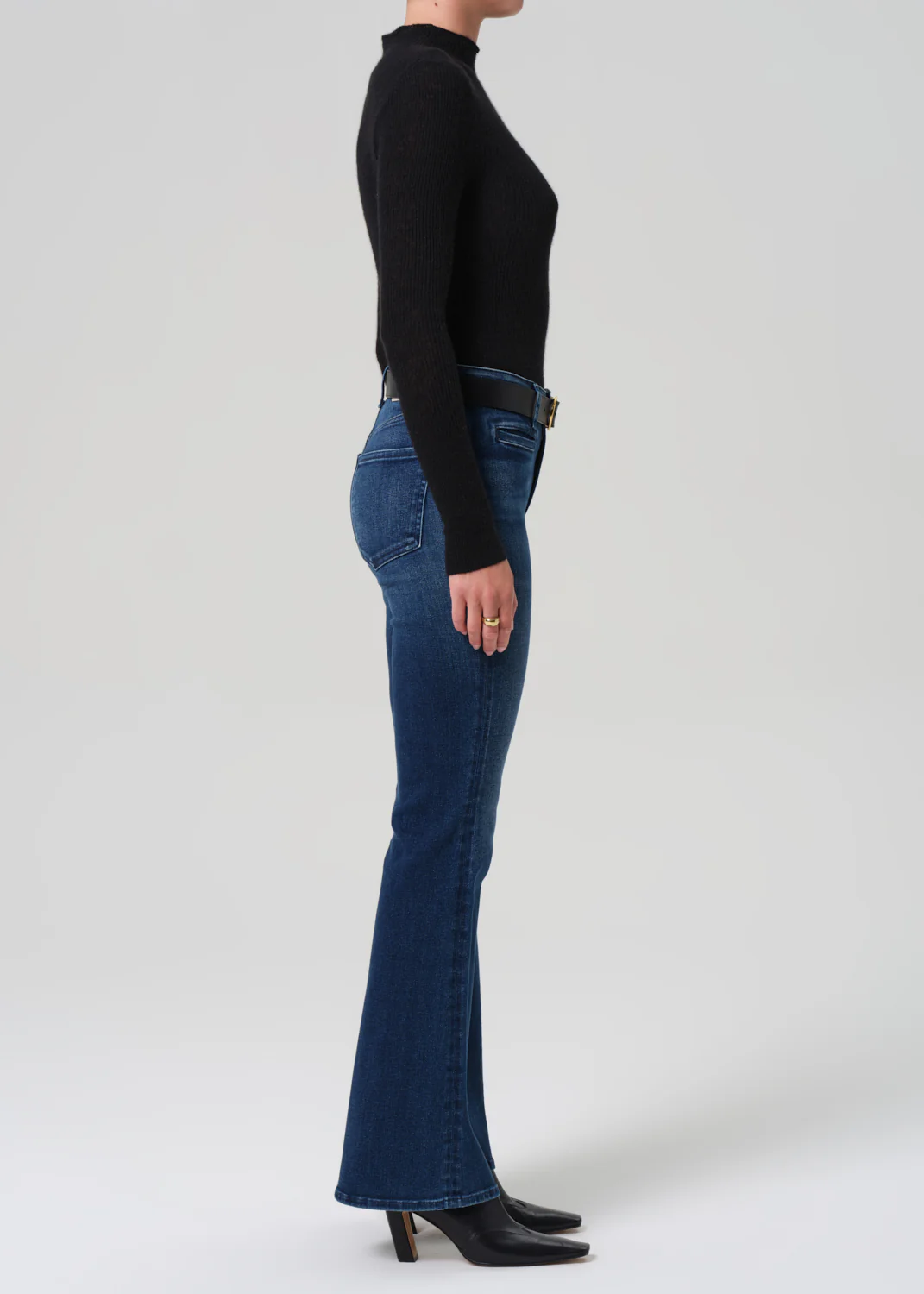Lilah Flare With Welt Pocket in Marvita - Image 3