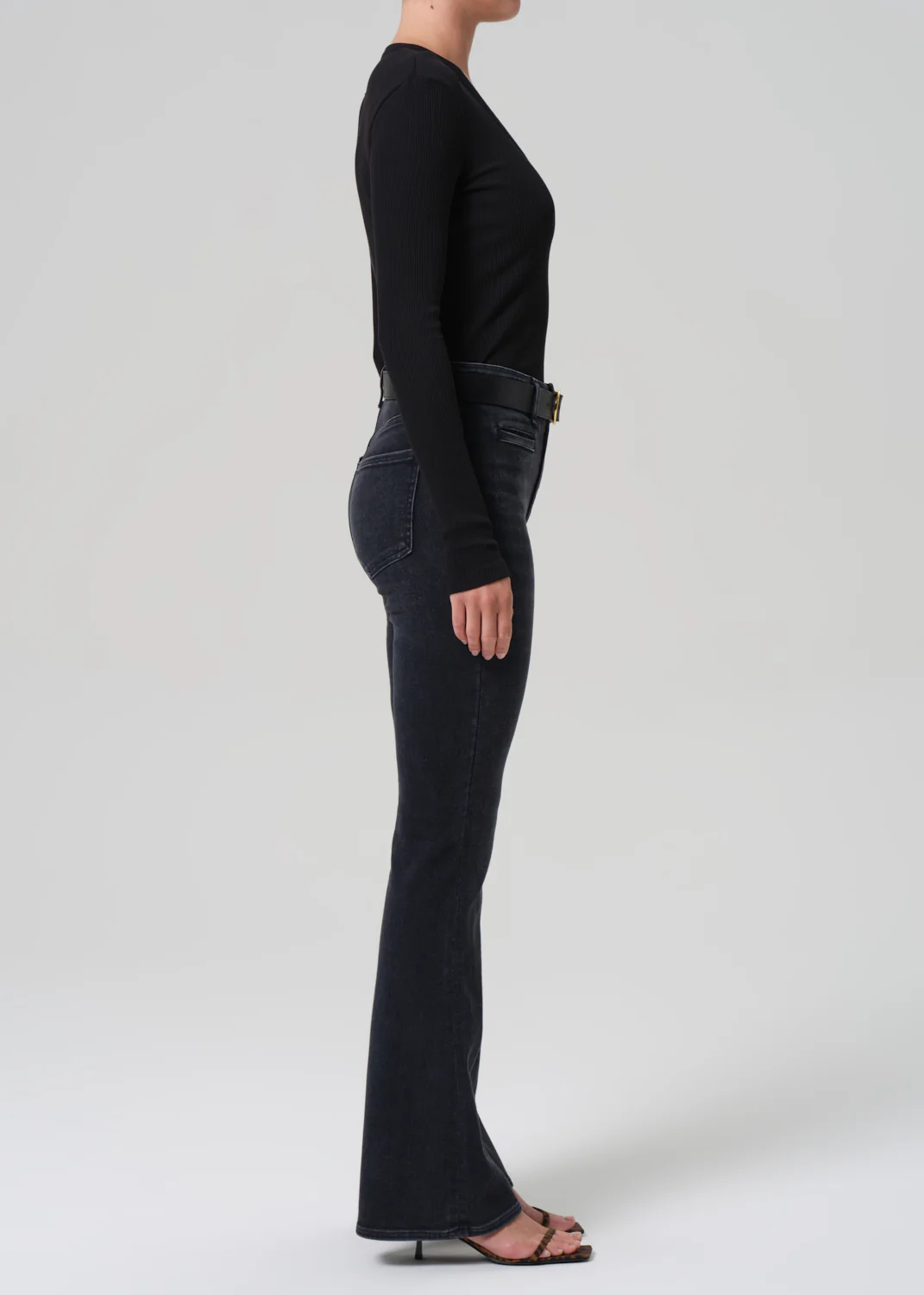 Lilah Flare With Welt Pocket in Medallion - Image 3