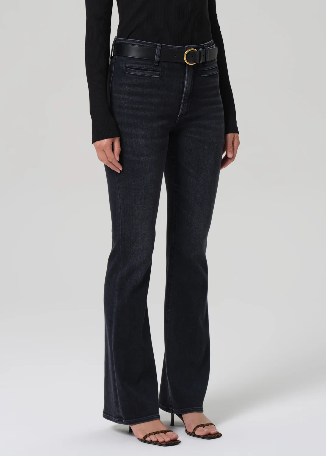 Lilah Flare With Welt Pocket in Medallion - Image 4