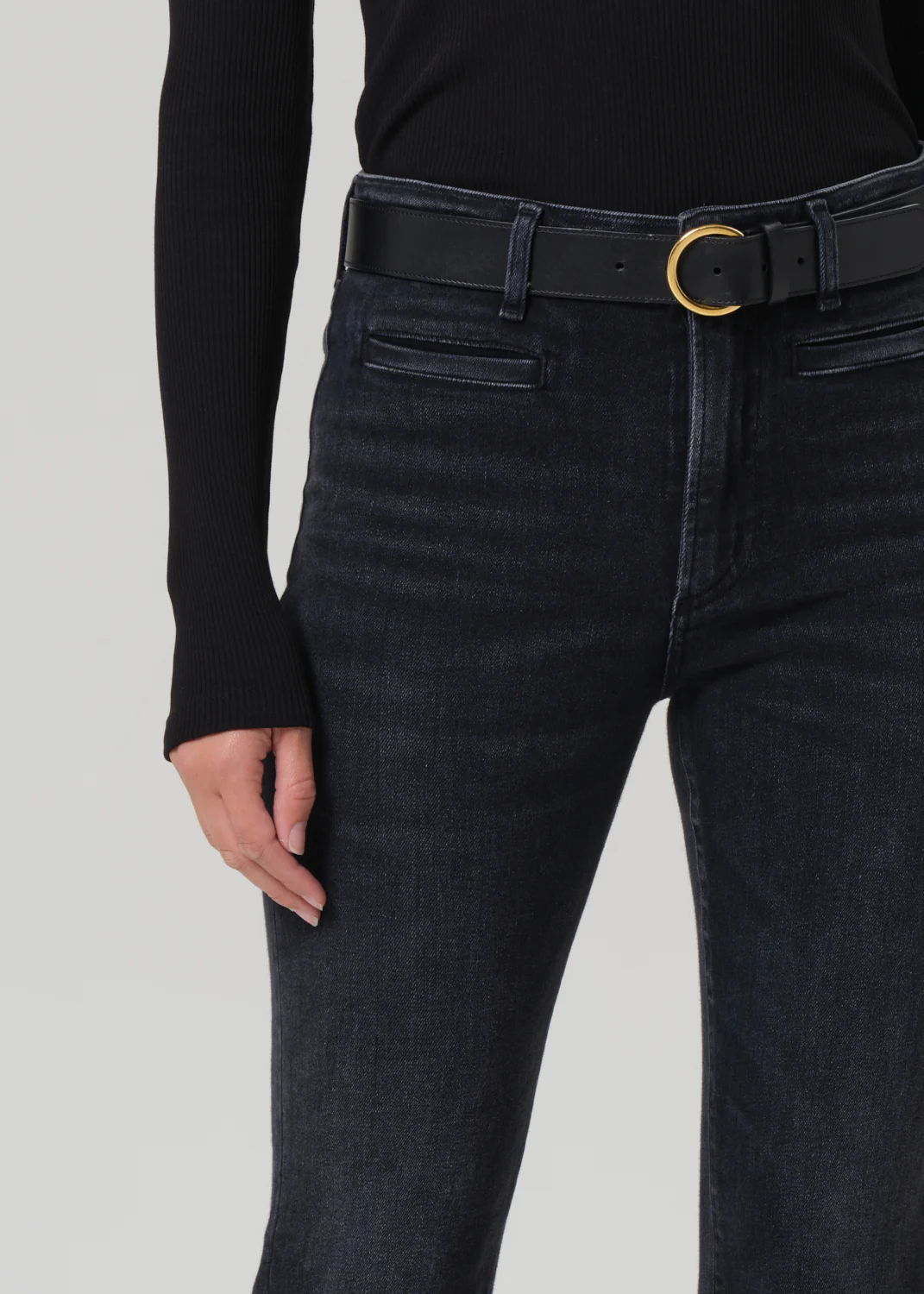 Lilah Flare With Welt Pocket in Medallion - Image 5