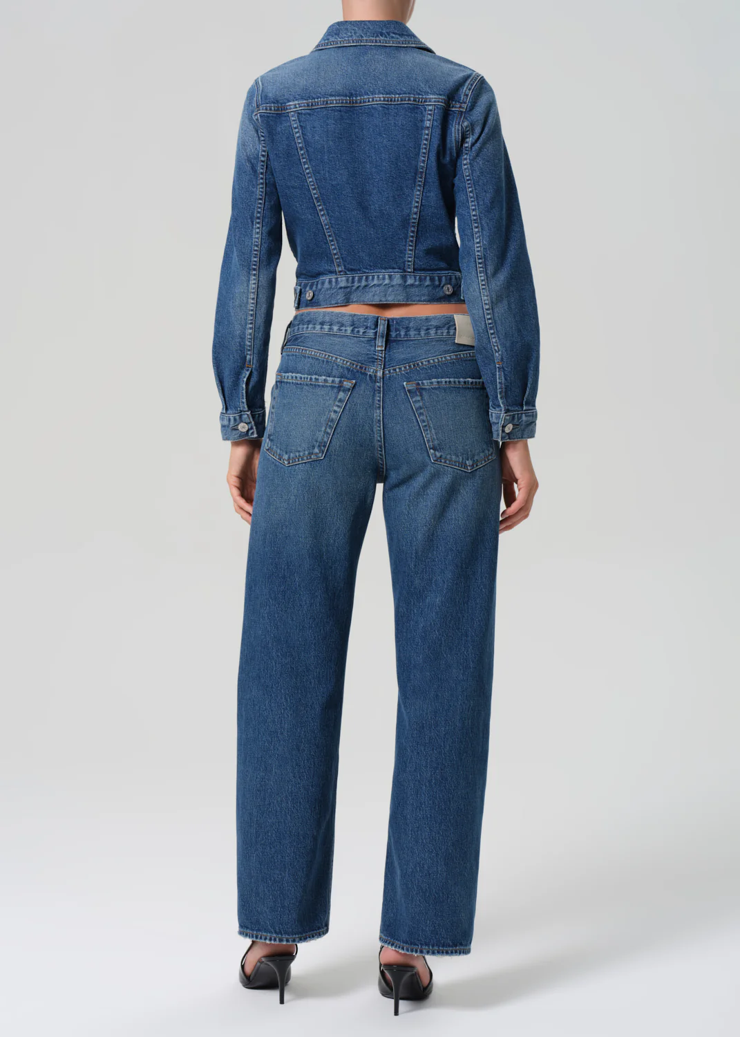 Lindz Easy Straight Tuxedo Stripe in Liro - Image 2