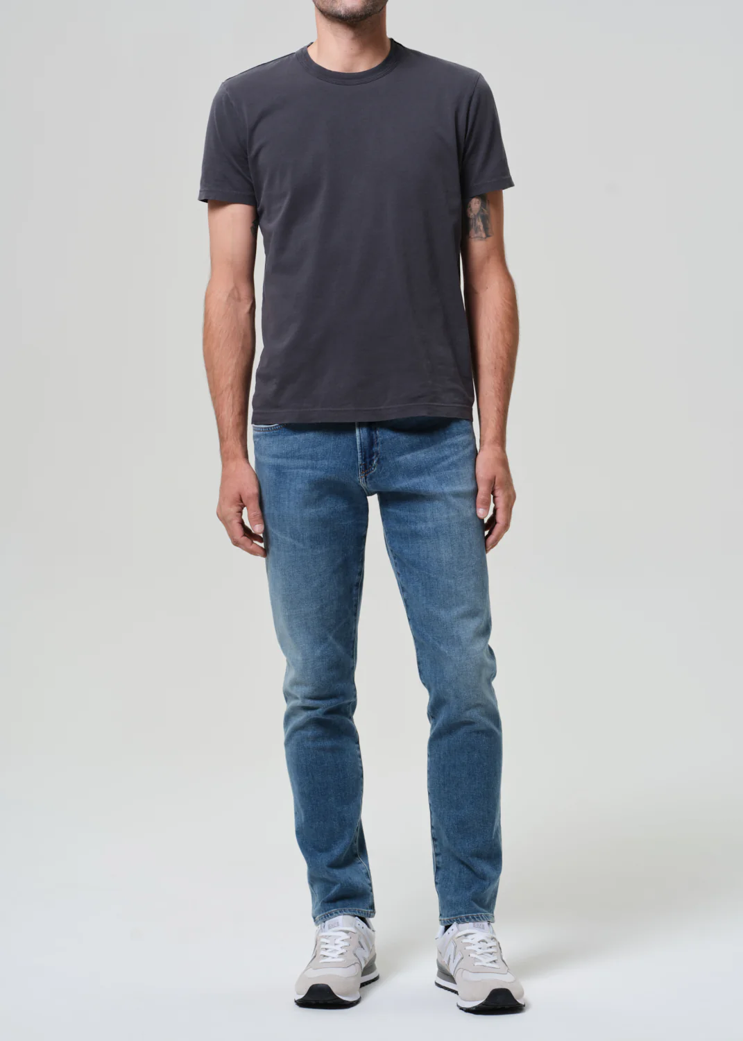 London Tapered Slim Cashmere Denim in Anders - Image 2