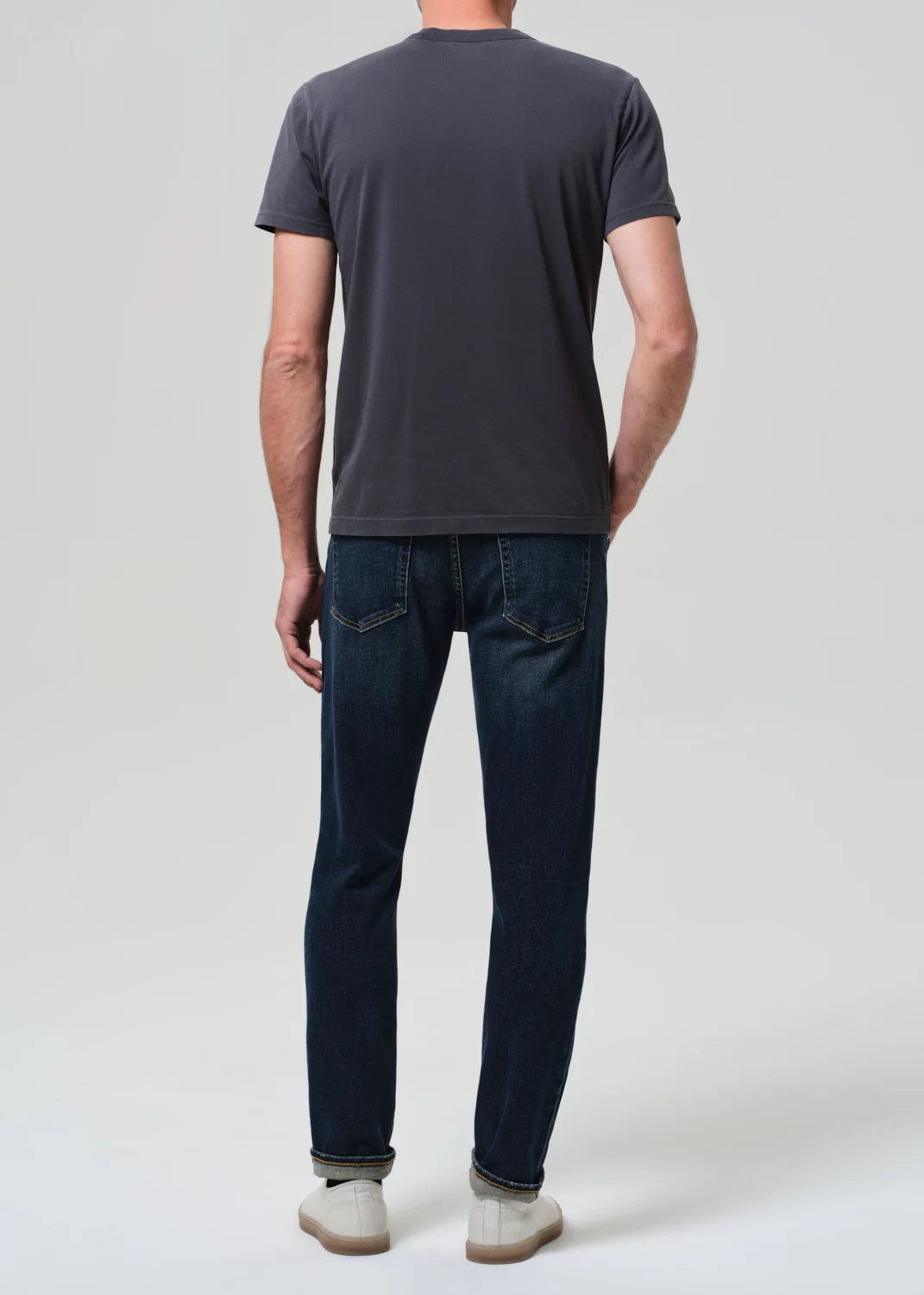 London Tapered Slim Cashmere Denim in Prospect - Image 3