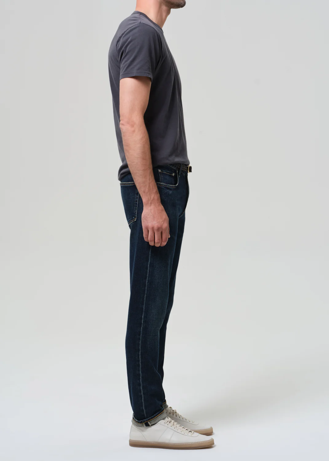 London Tapered Slim Cashmere Denim in Prospect - Image 4