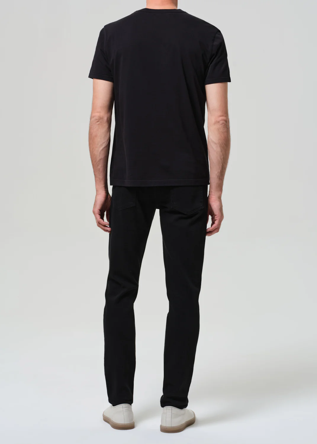London Tapered Slim Cashmere Denim in Starless - Image 3