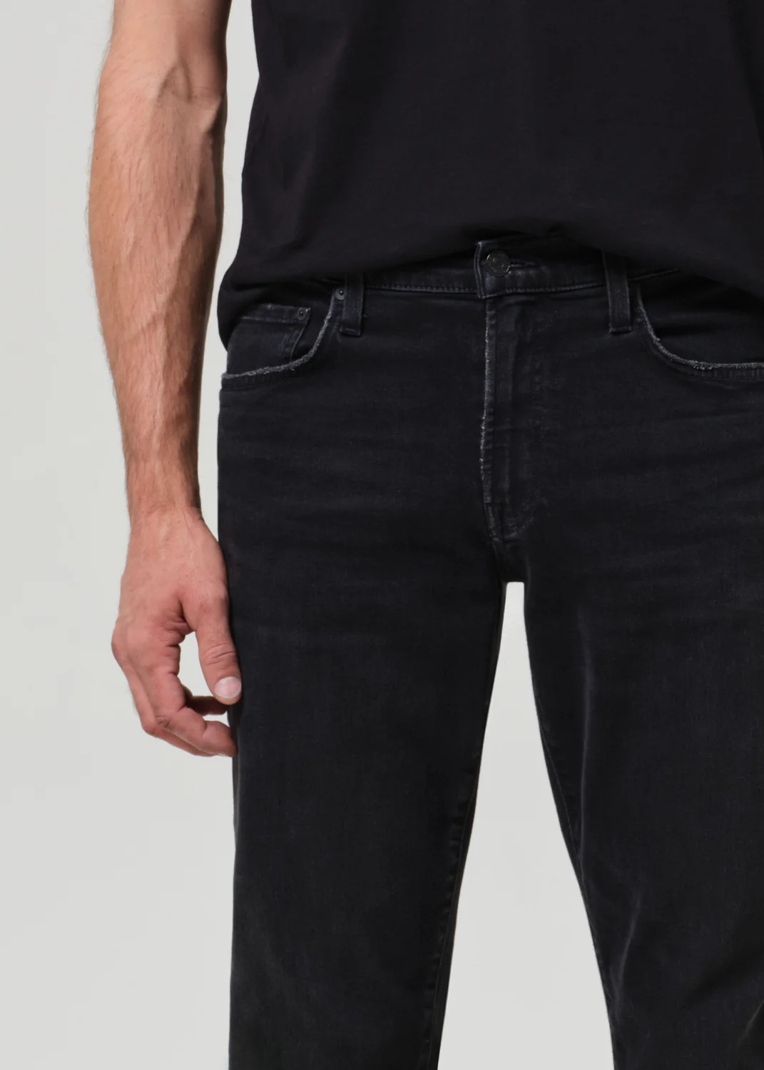 London Tapered Slim Perform in Dark Storm - Image 6