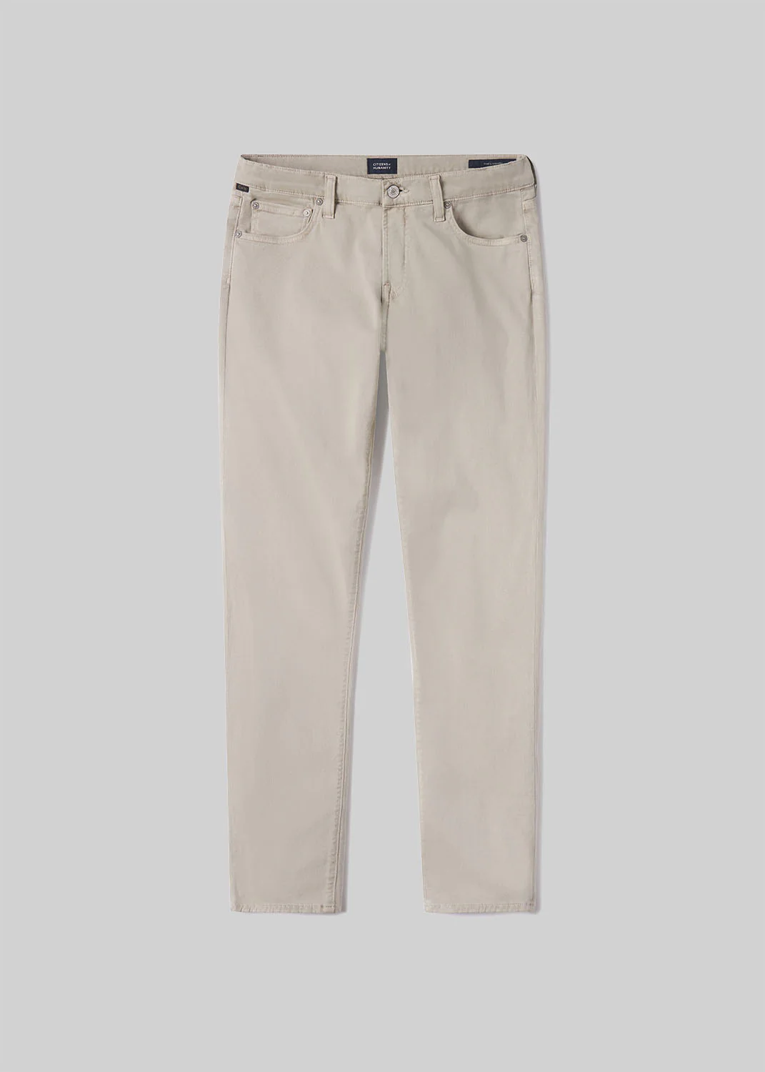 London Tapered Slim Brushed Sateen in Caraway