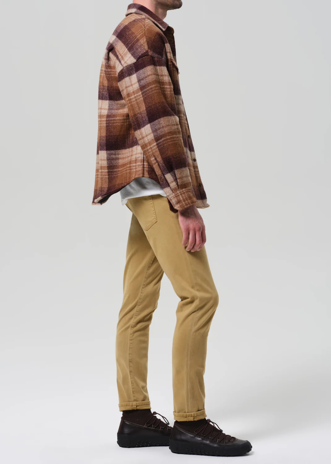 London Tapered Slim Brushed Sateen in Heirloom - Image 4