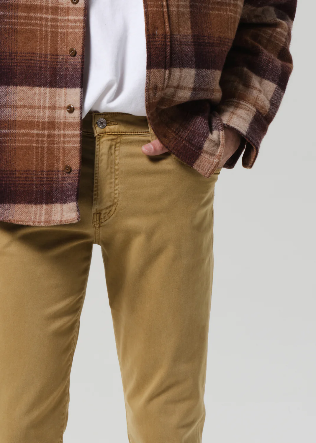 London Tapered Slim Brushed Sateen in Heirloom - Image 6