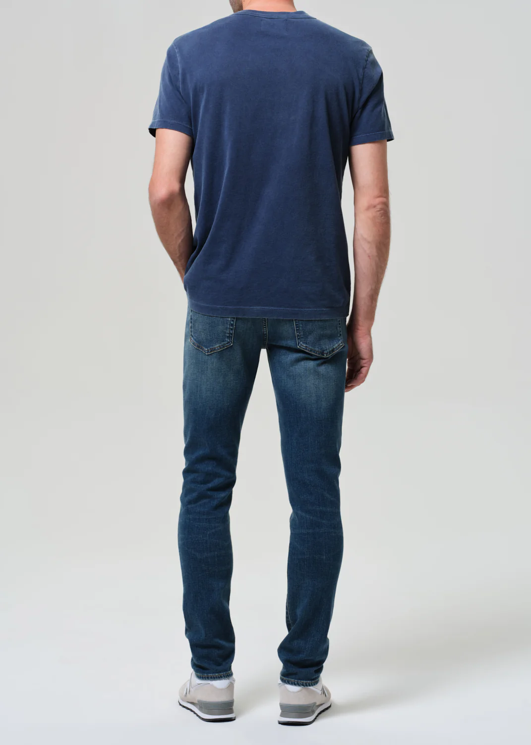 London Tapered Slim Cashmere Denim in Cyrus - Image 3