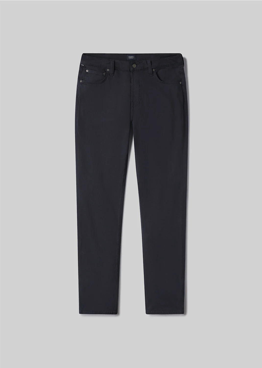 London Tapered Slim Brushed Sateen in Deep Navy