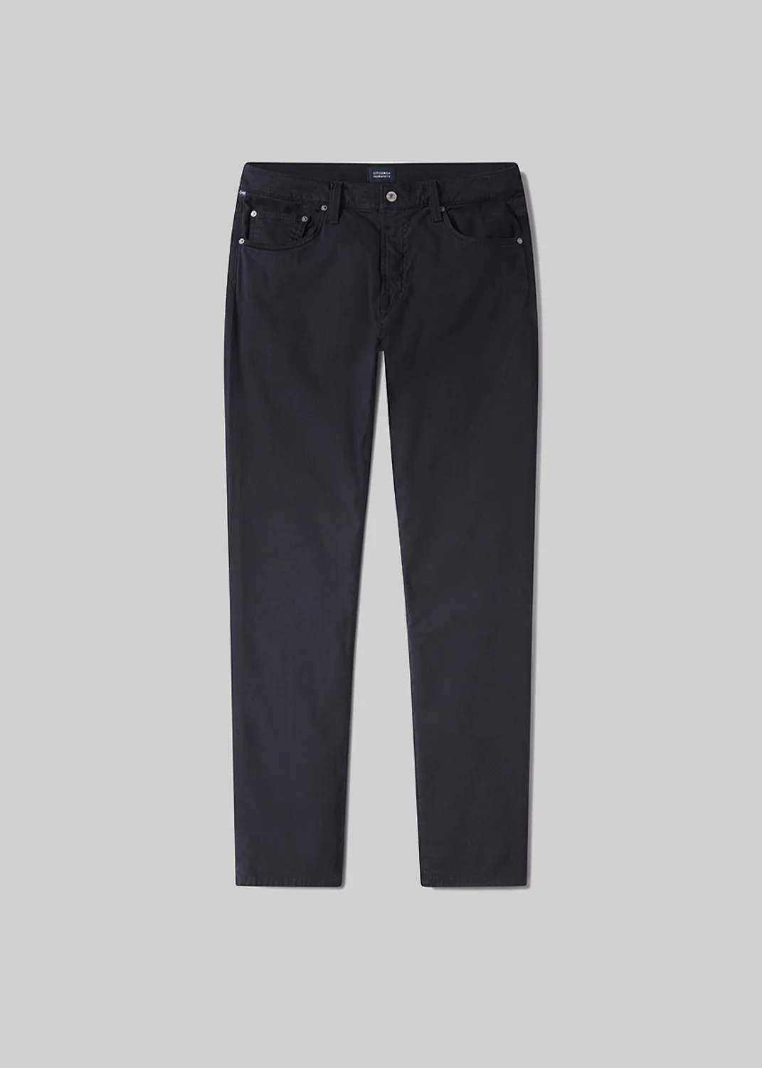 London Tapered Slim Brushed Sateen in True Navy